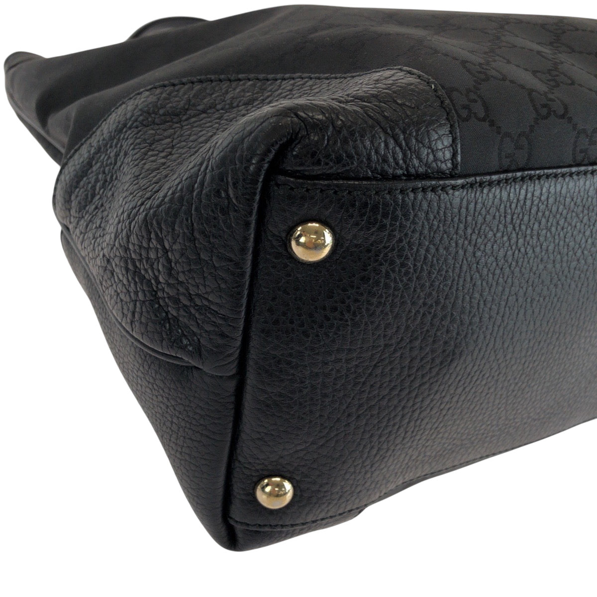GUCCI Tote Bag 263345 Nylon black Tote Bag handbag Women Used