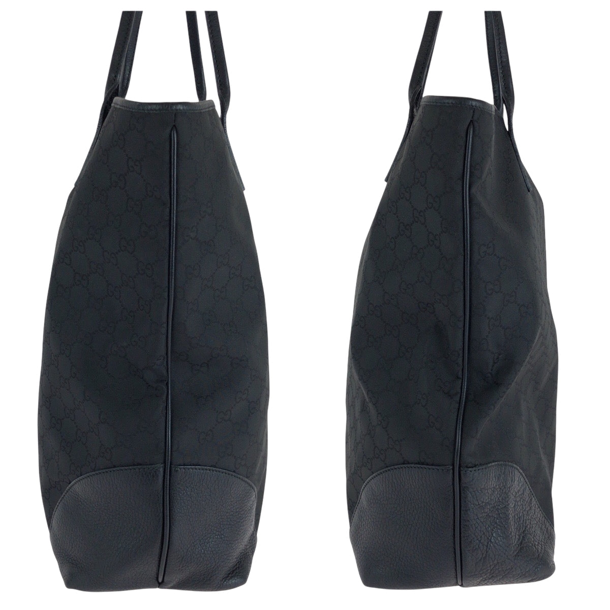 GUCCI Tote Bag 263345 Nylon black Tote Bag handbag Women Used