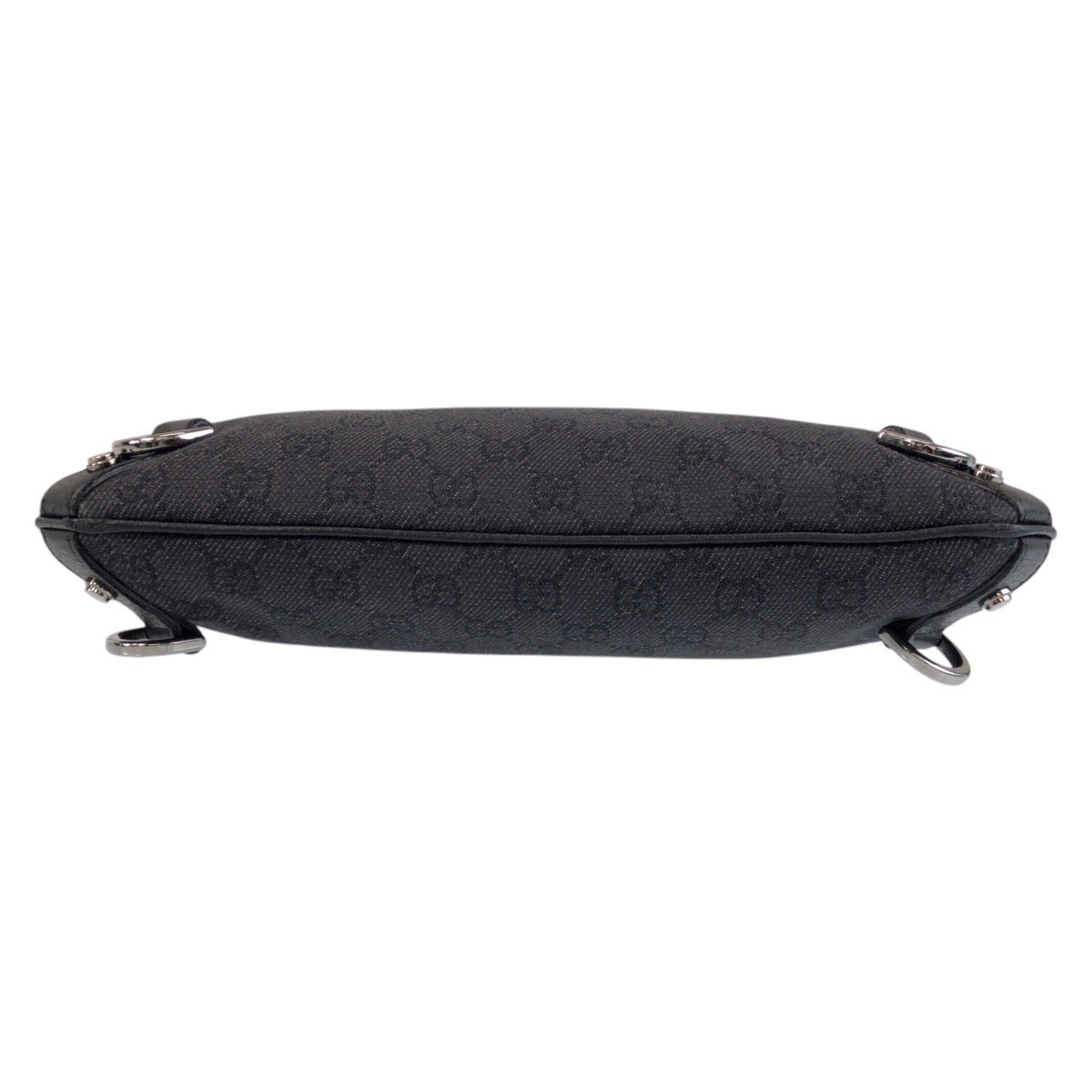 GUCCI Shoulder Bag 268642 GG canvas, leather Black SilverMetal Shoulder Bag Messenger bag Abbey Women Used