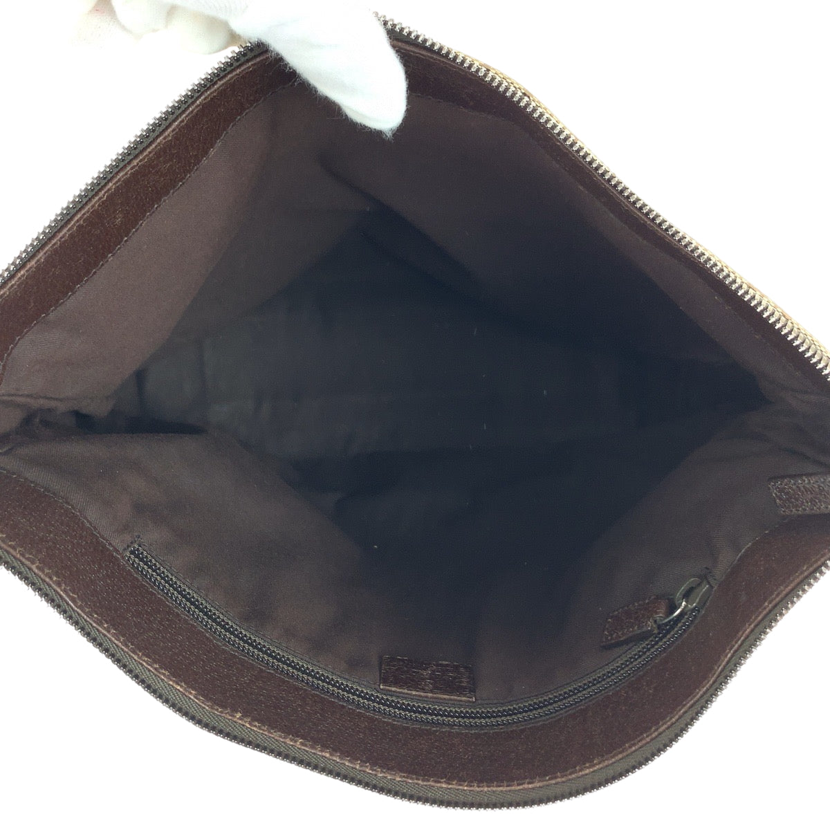 GUCCI Shoulder Bag 110054 GG canvas Beige Brown SilverMetal Shoulder Bag Messenger bag Women Used