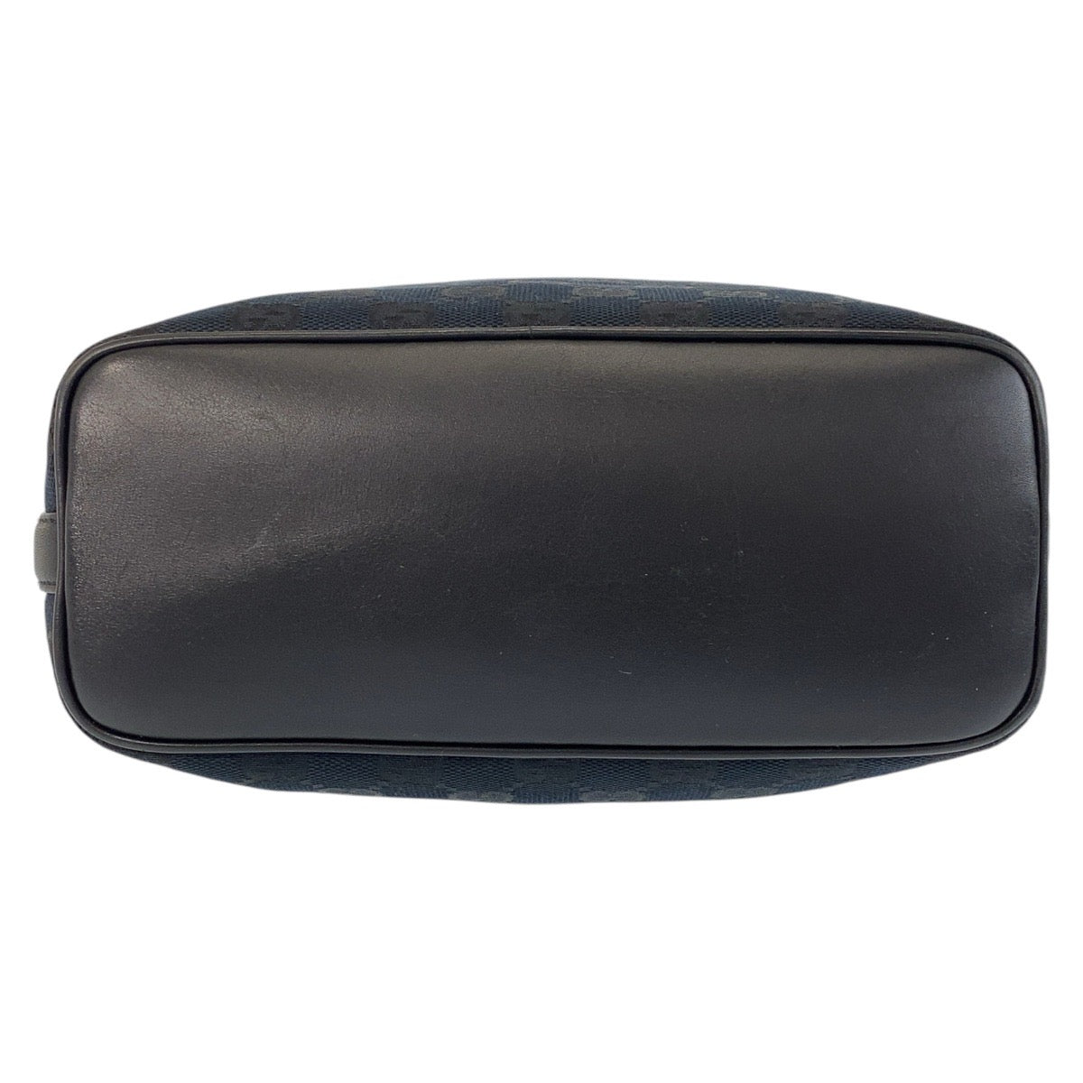 GUCCI Shoulder Bag 001 4288 GG canvas, leather Black GoldMetal Women Used