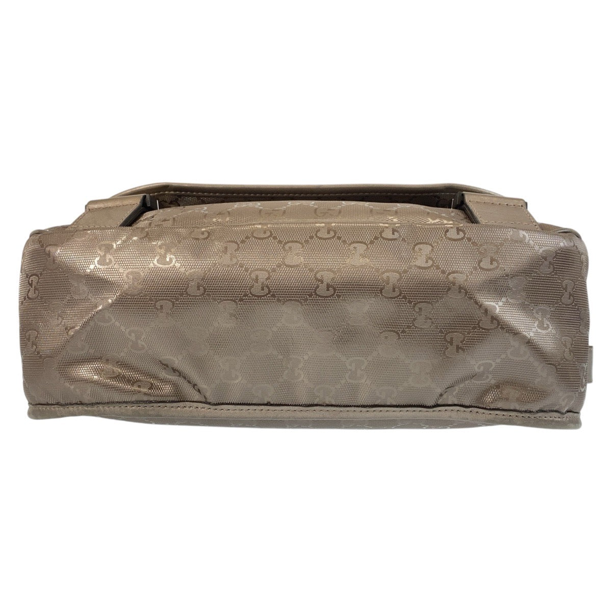 GUCCI Shoulder Bag 201732 PVC Metallic Brown SilverMetal Shoulder Bag Messenger bag GG implementation Women Used