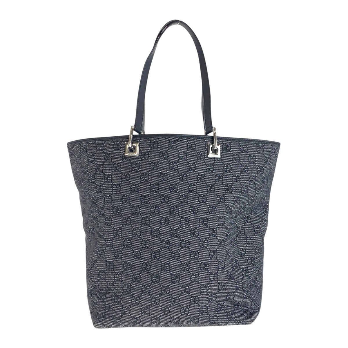 GUCCI Tote Bag 31243 GG canvas, leather black Tote Bag Shoulder Bag Women Used