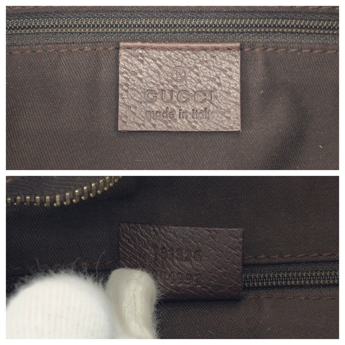 GUCCI Shoulder Bag 131326 GG canvas Brown Shoulder Bag pochette Abbey Women Used