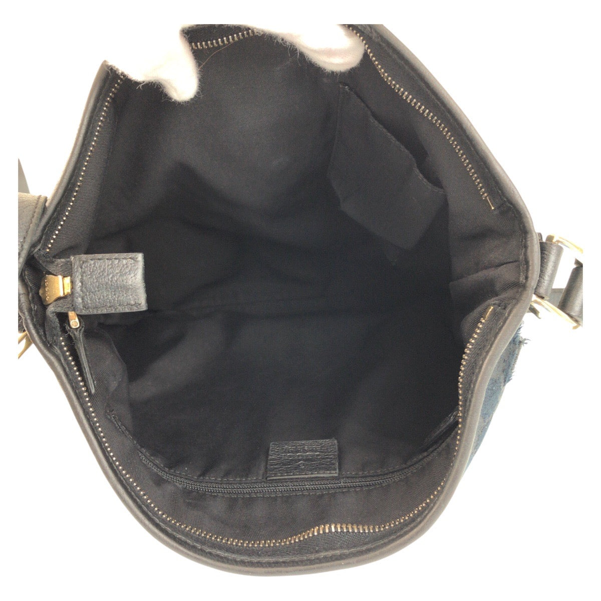 GUCCI Shoulder Bag 131326 GG canvas, leather black Shoulder Bag Messenger bag Abbey Women Used