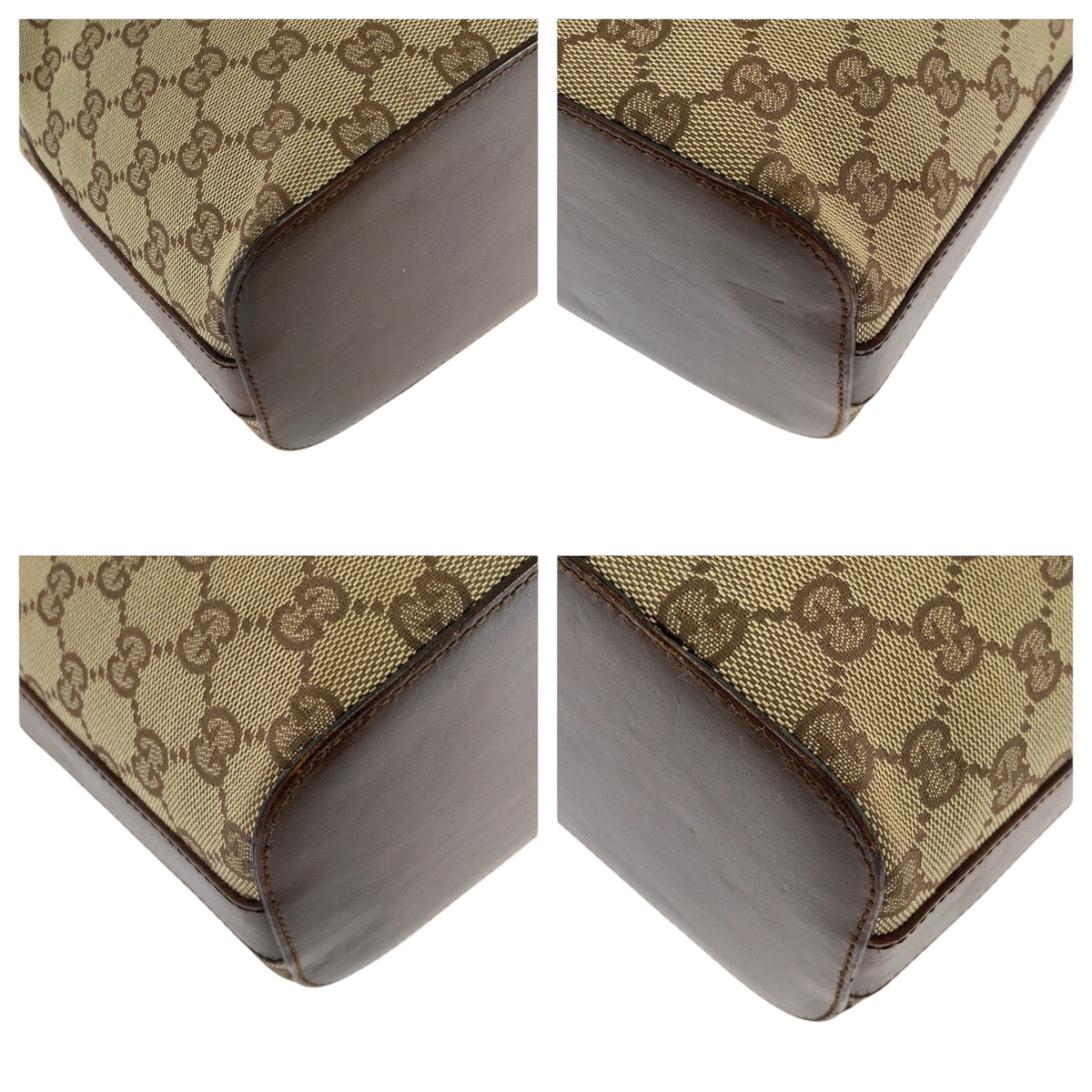 GUCCI Shoulder Bag 001 3814 GG canvas beige