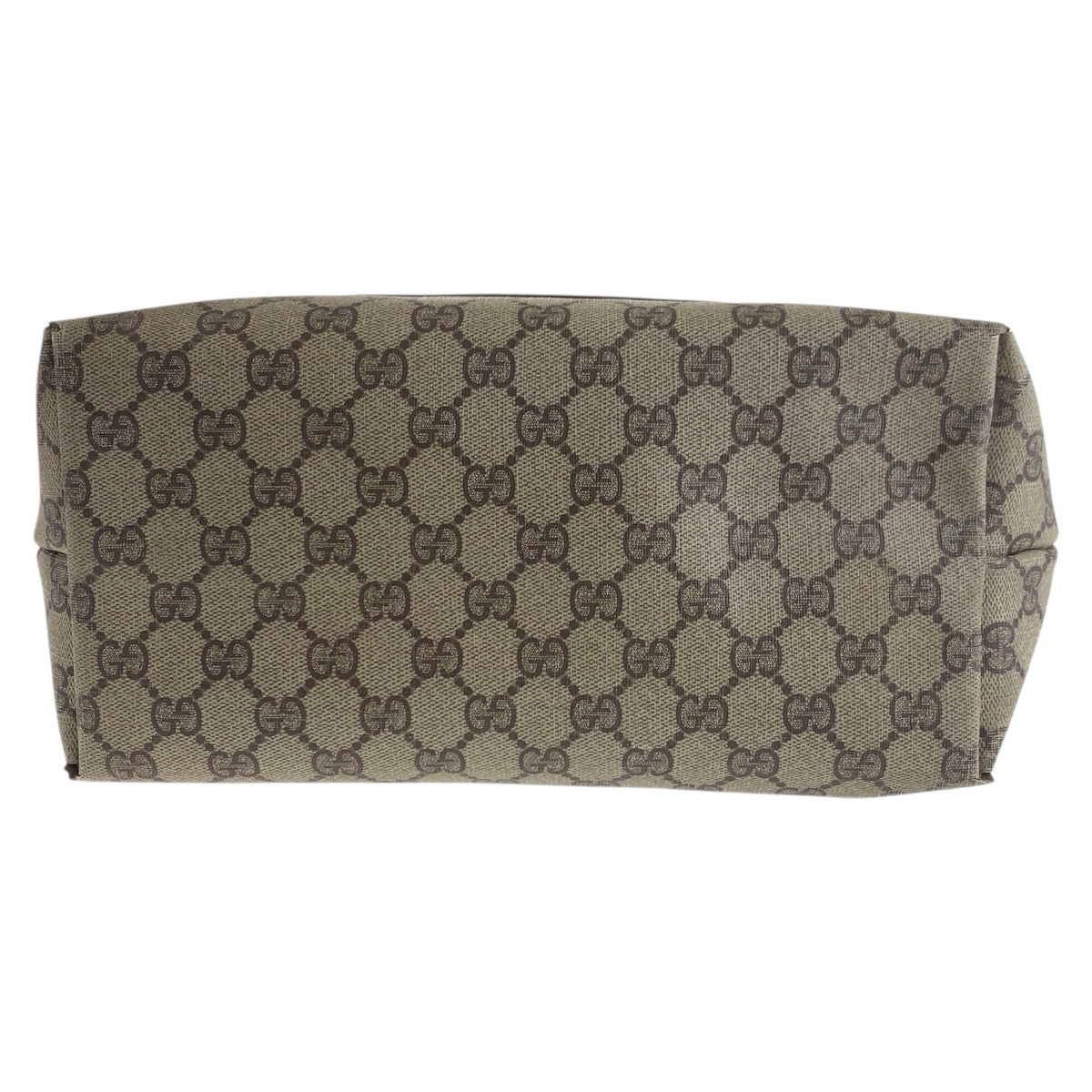 GUCCI Tote Bag 39 02 003 GG Supreme canvas, leather Brown Tote Bag Shoulder Bag Old Gucci Shelly Line Interlocking Women Used