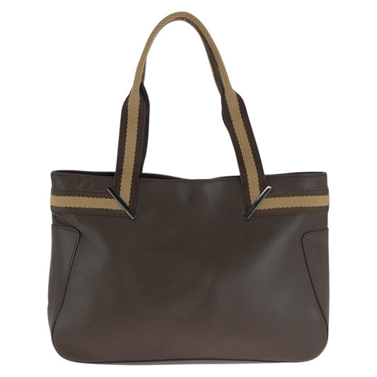 GUCCI Tote Bag 002 1135 leather Brown Sherry line