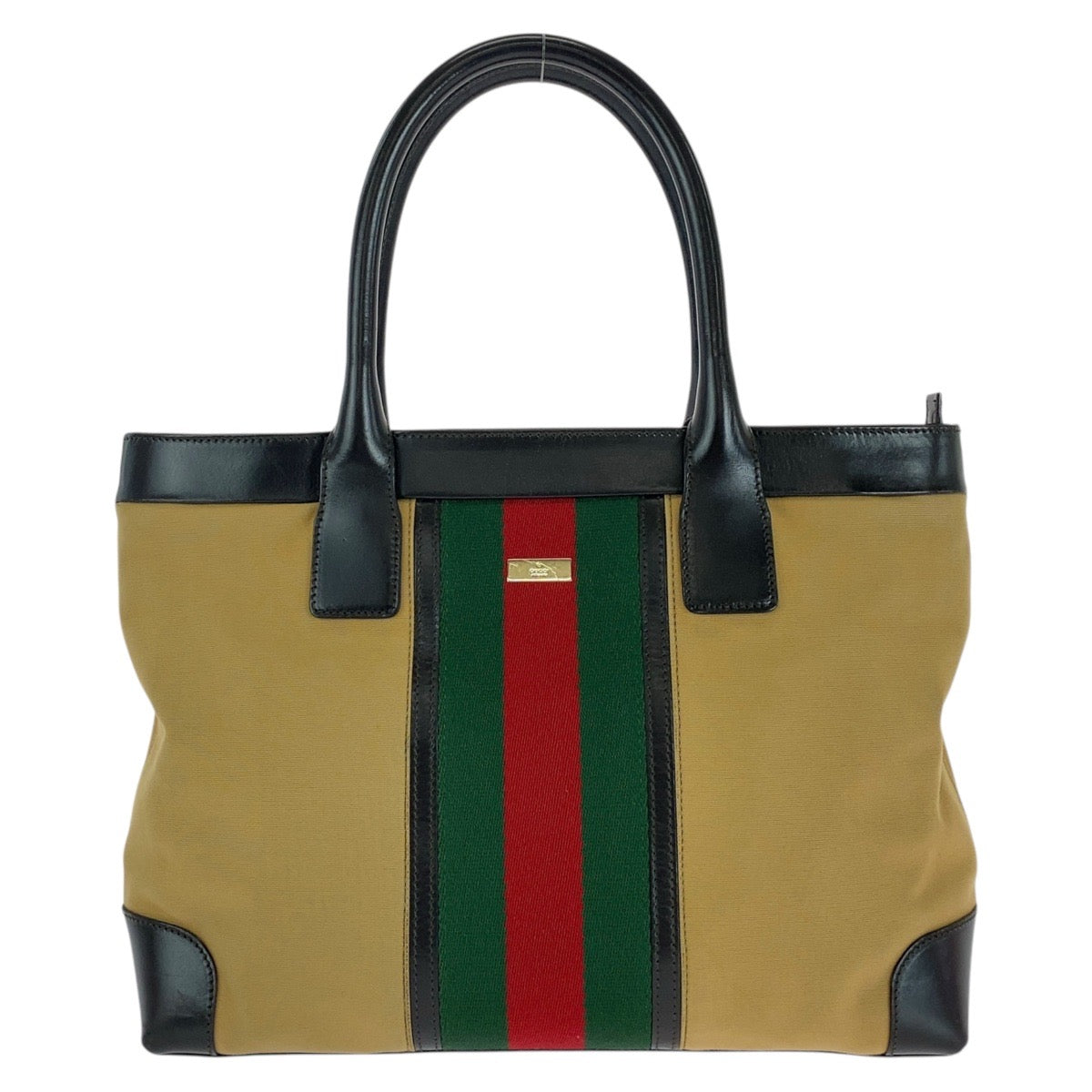 GUCCI Tote Bag 002 1119 canvas beige Sherry line