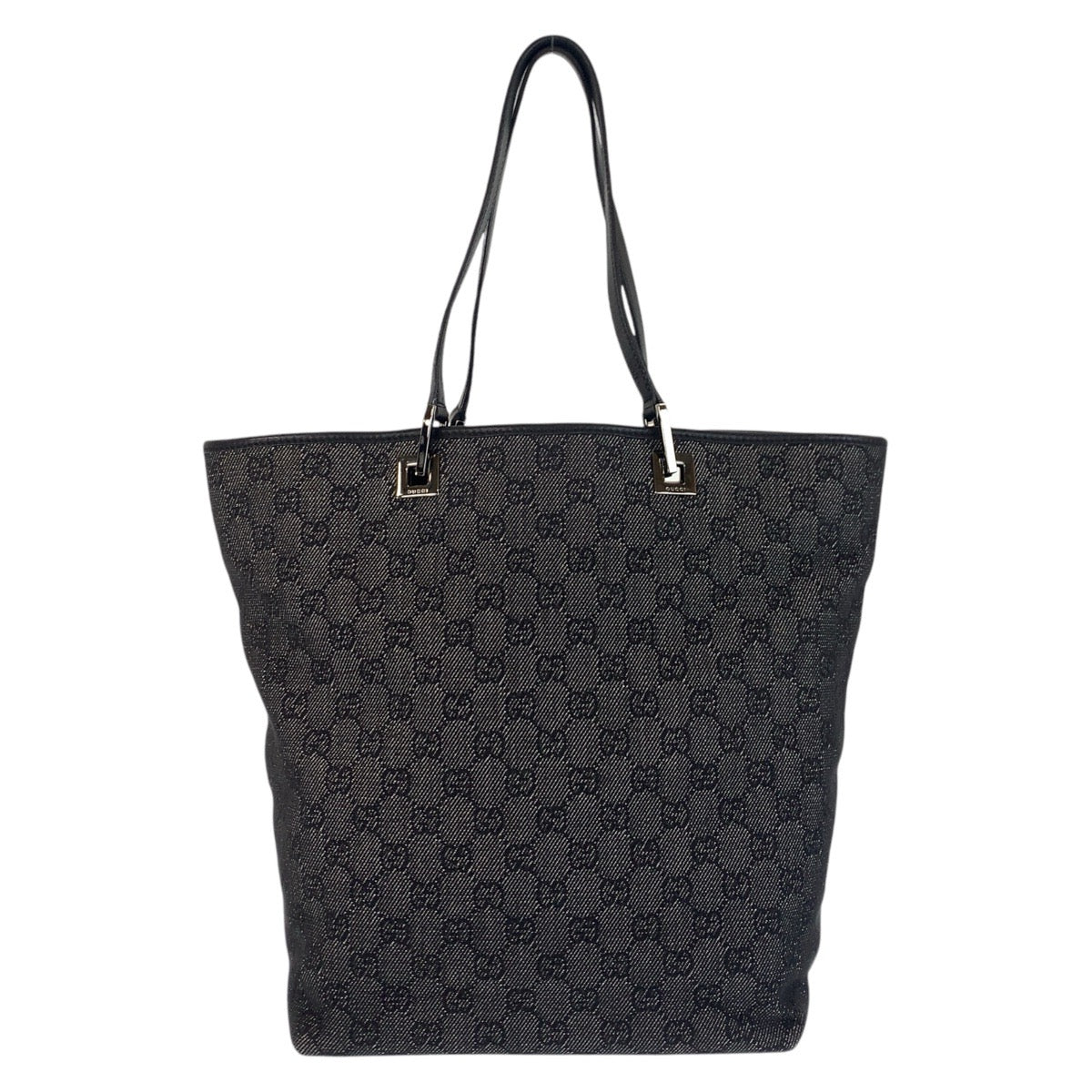 GUCCI Tote Bag 31243 GG canvas black