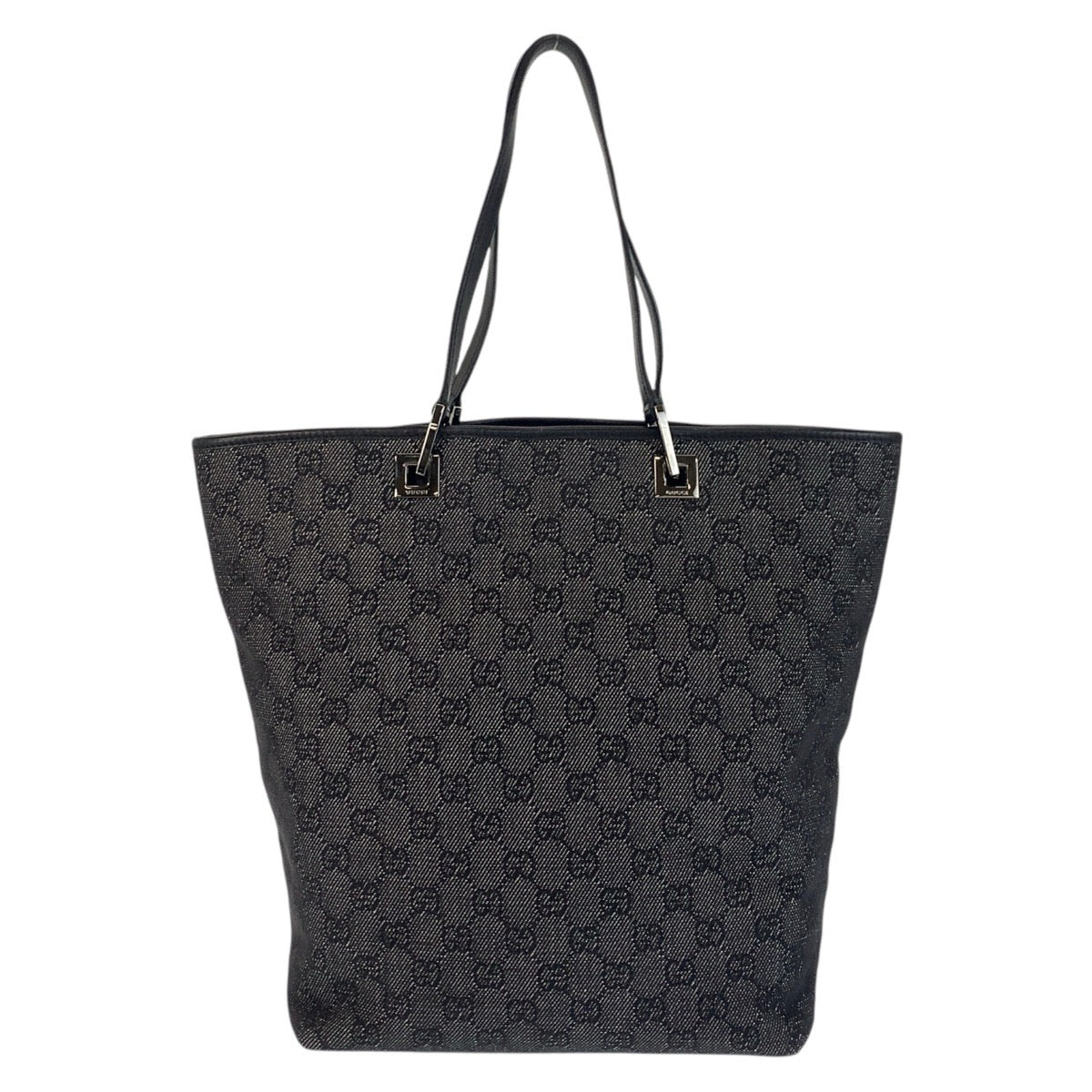 GUCCI Tote Bag 31243 GG canvas black
