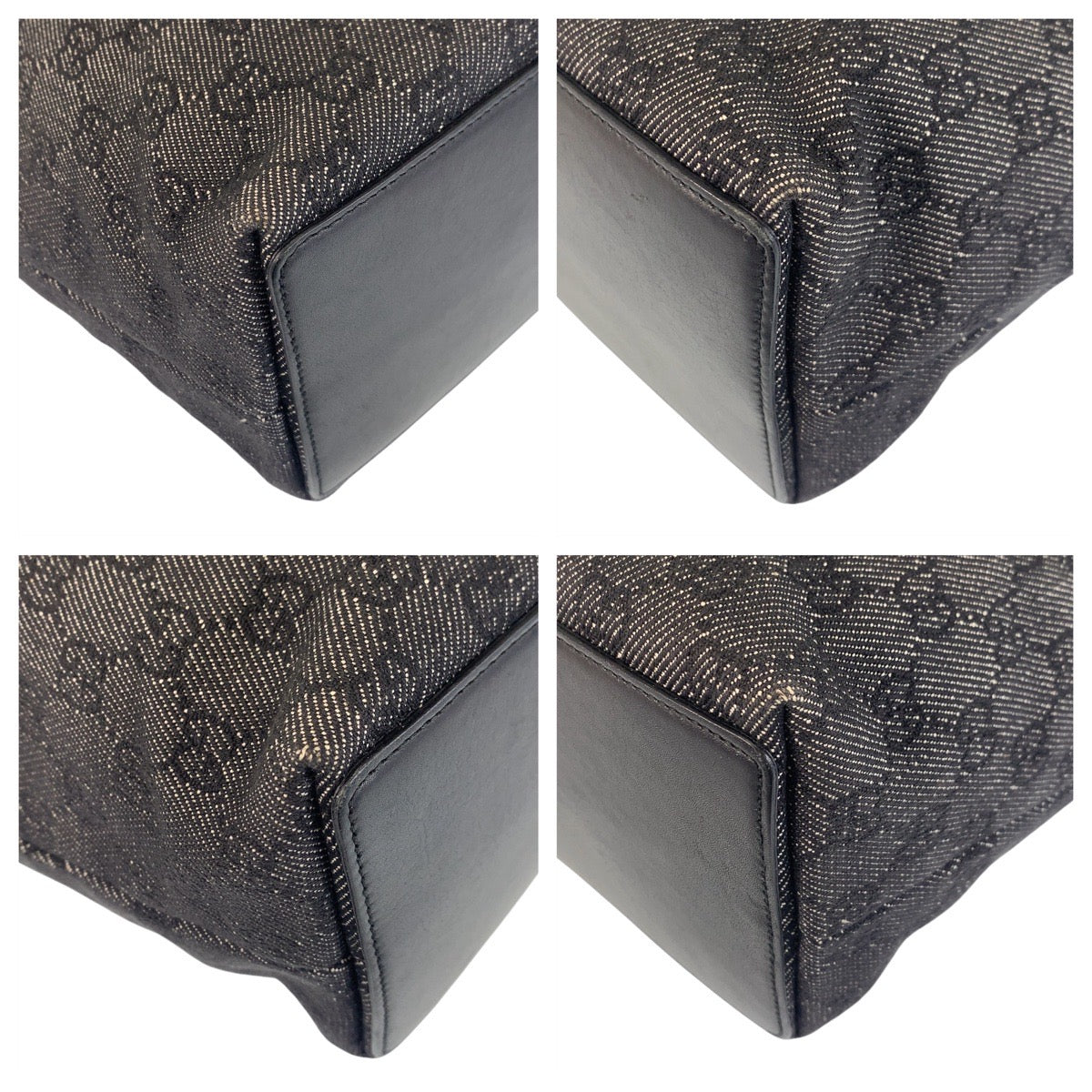 GUCCI Tote Bag 31243 GG canvas black