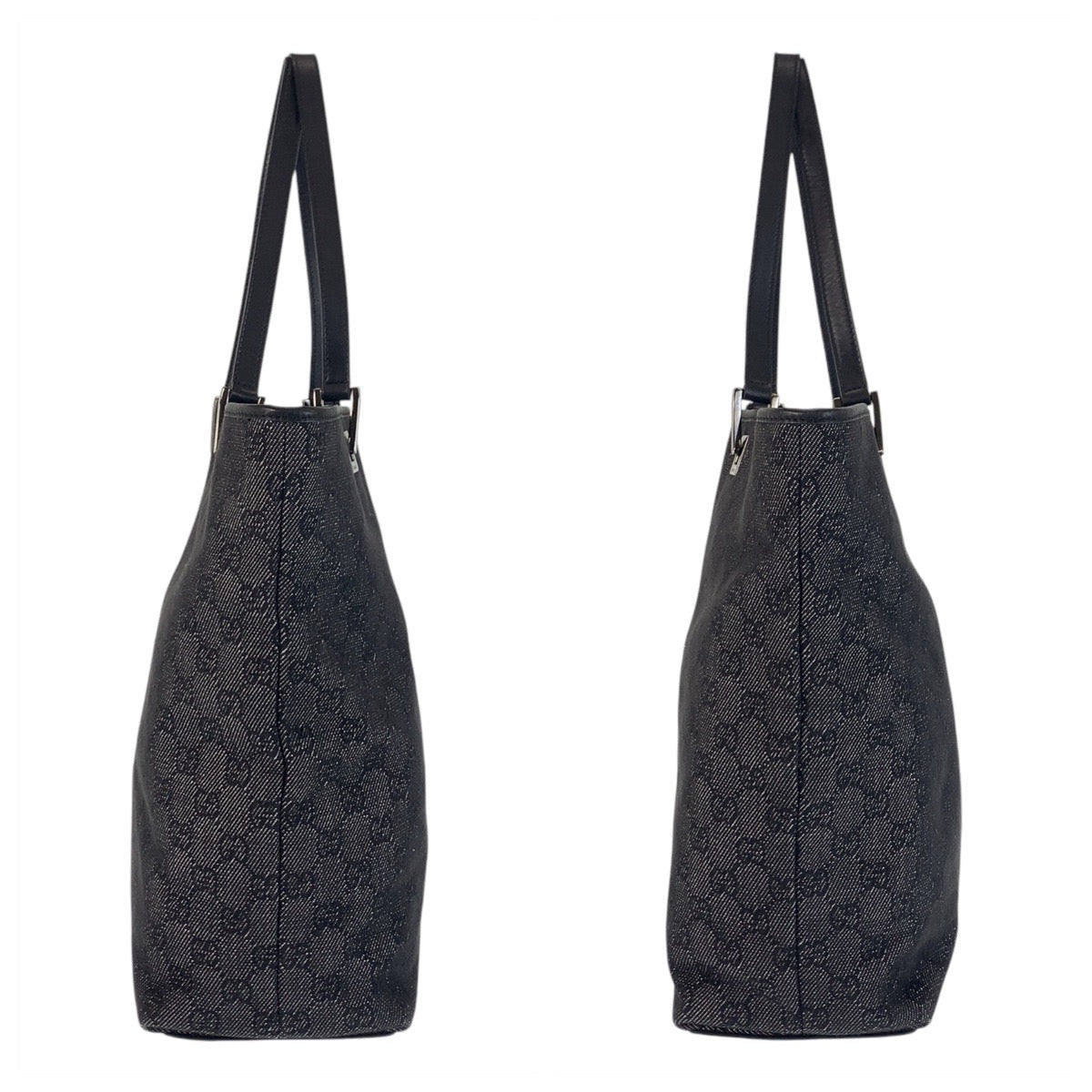 GUCCI Tote Bag 31243 GG canvas black