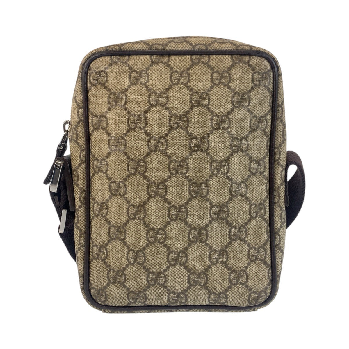 GUCCI Shoulder Bag 122754 GG Supreme Canvas beige