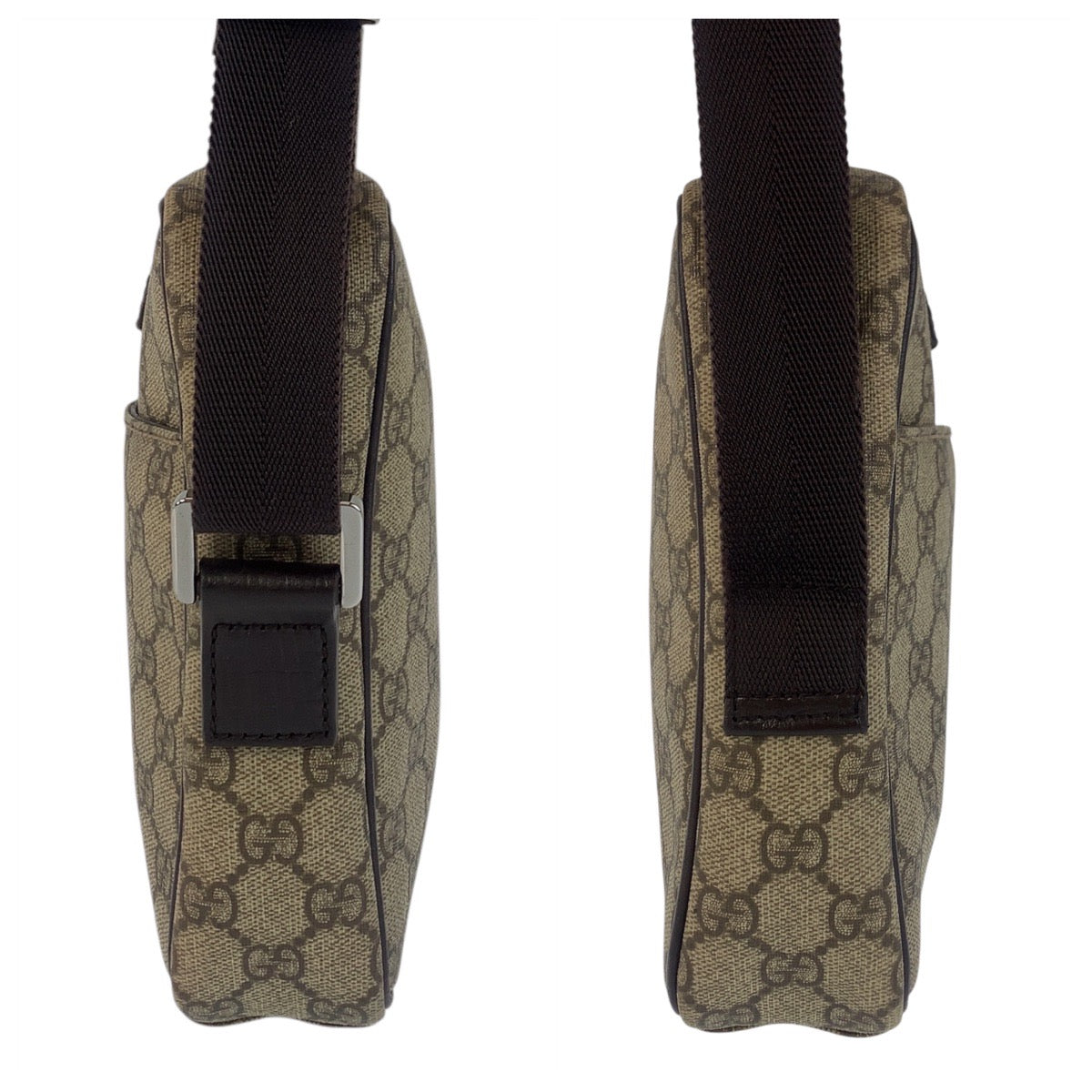 GUCCI Shoulder Bag 122754 GG Supreme Canvas beige