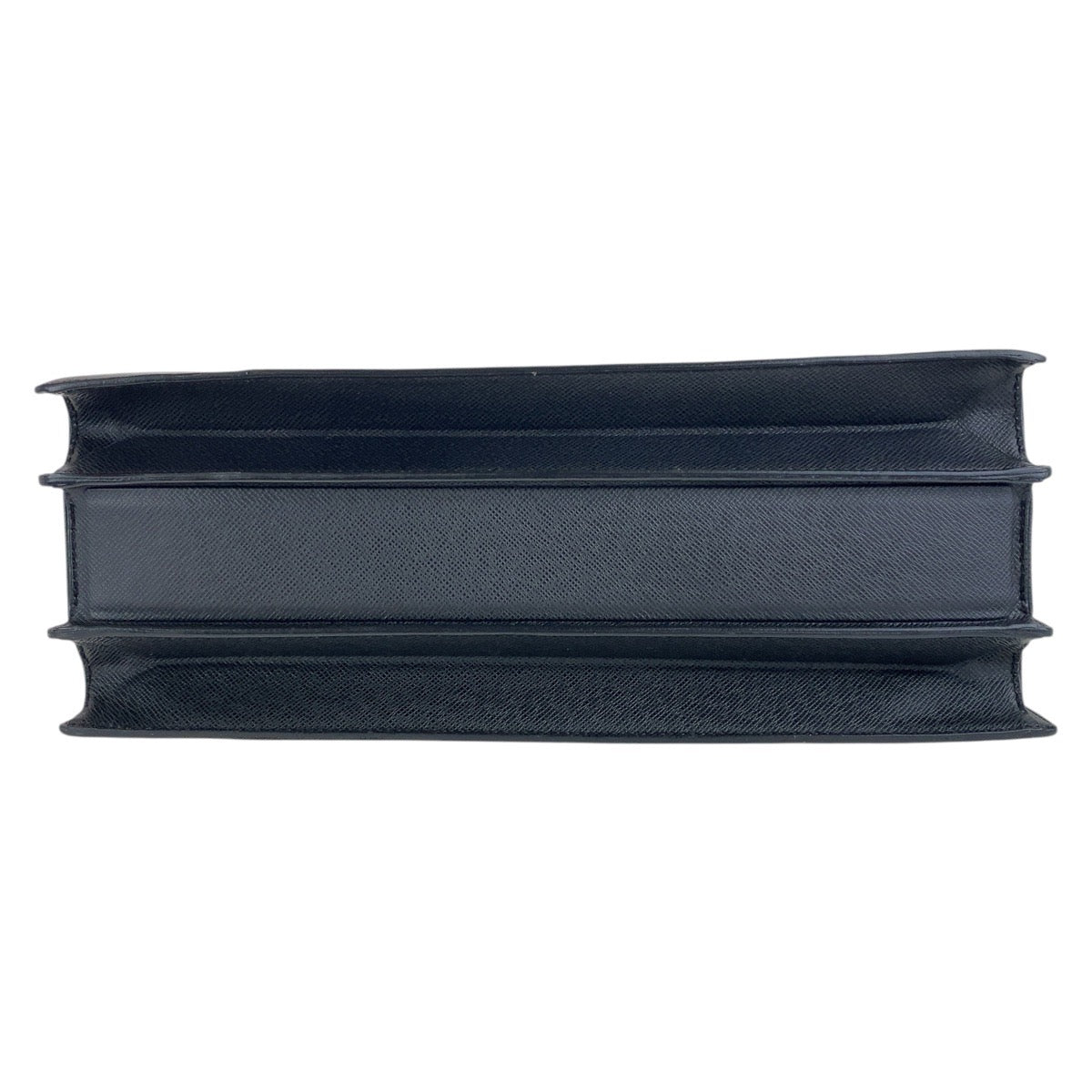 LOUIS VUITTON Business bag M30022 leather black Taiga Pilott case Ural