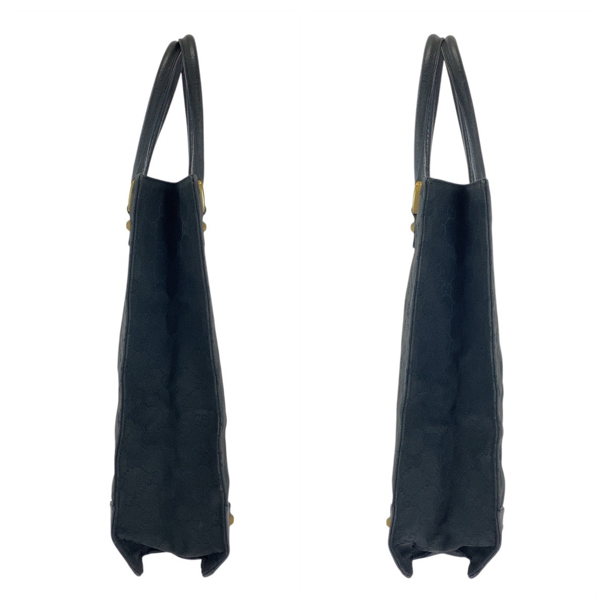 GUCCI Tote Bag 120898 GG canvas black Studs