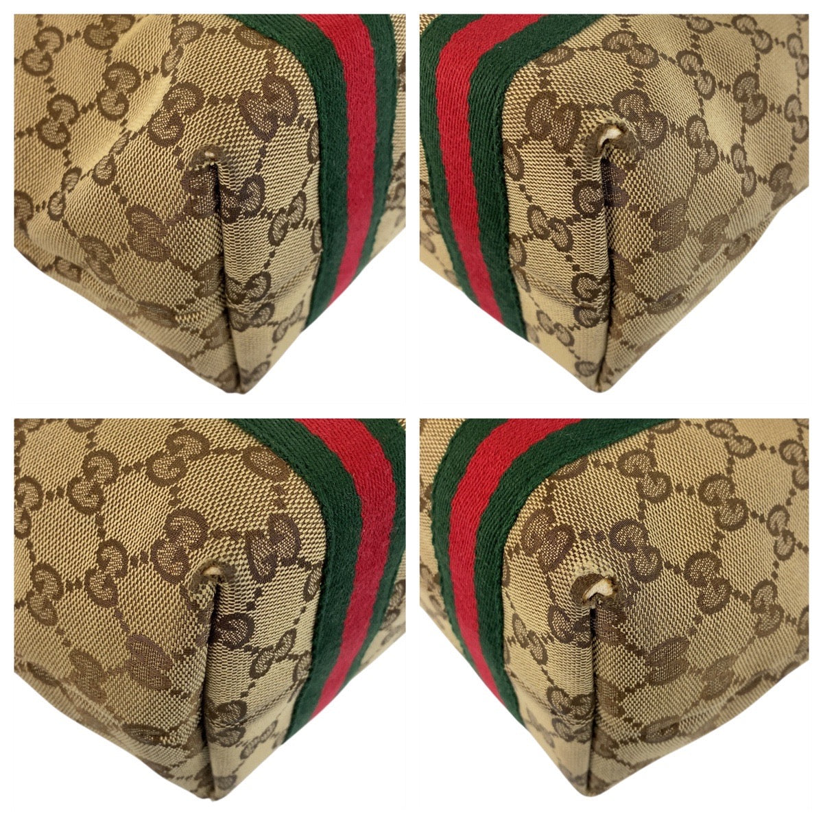 GUCCI Handbag 139261 GG canvas beige Sherry line