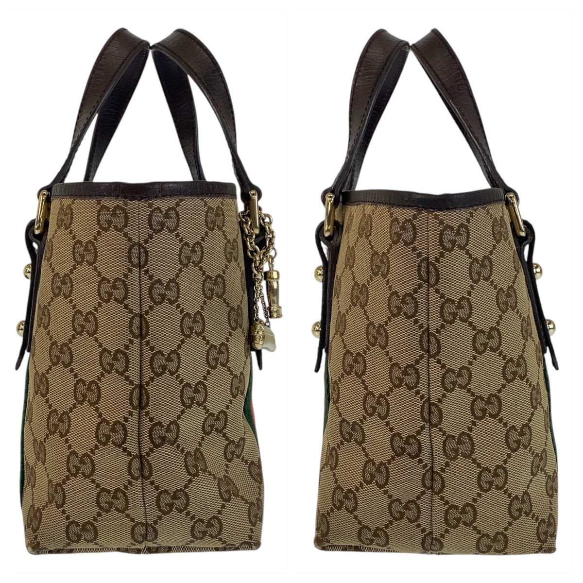 GUCCI Handbag 139261 GG canvas beige Sherry line