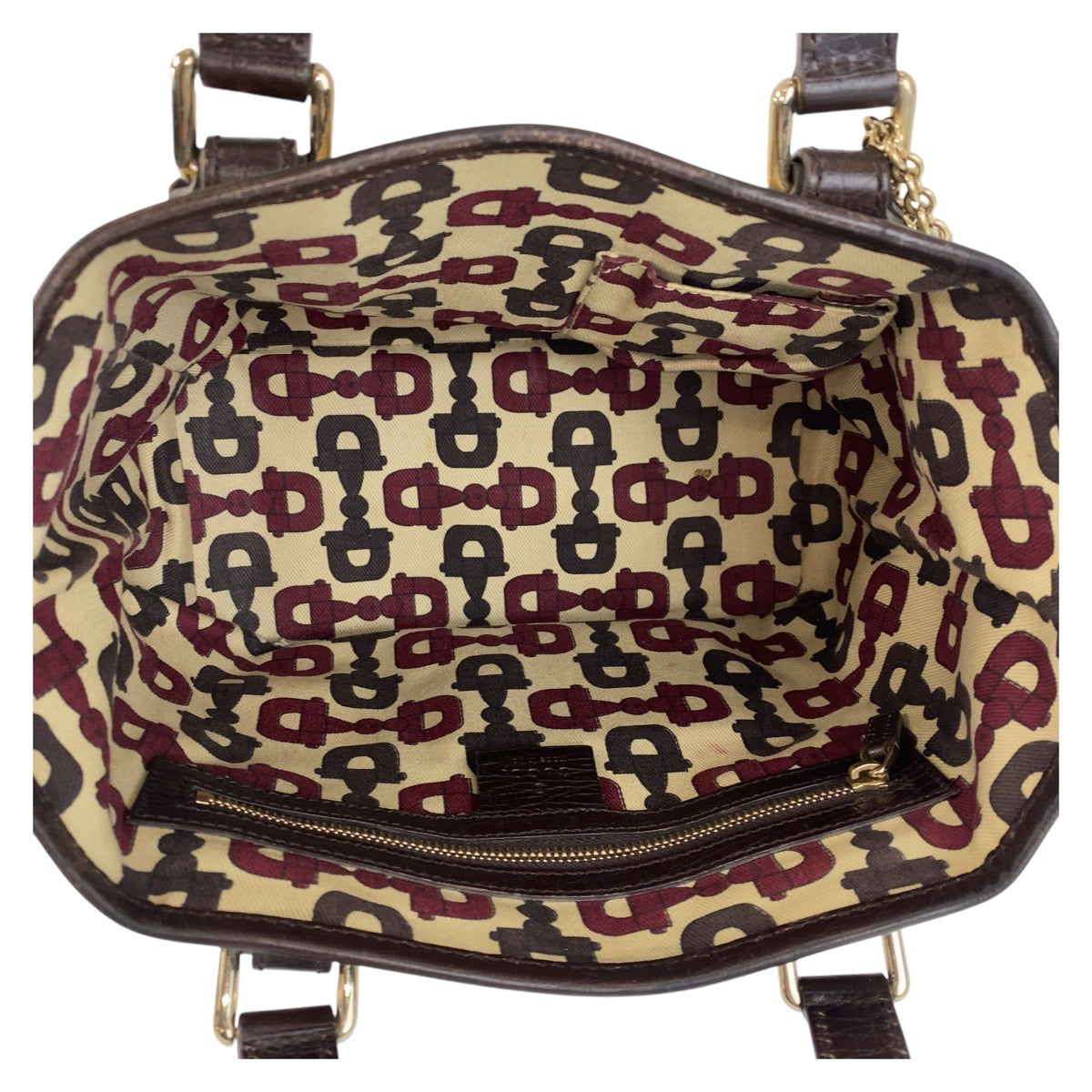 GUCCI Handbag 139261 GG canvas beige Sherry line