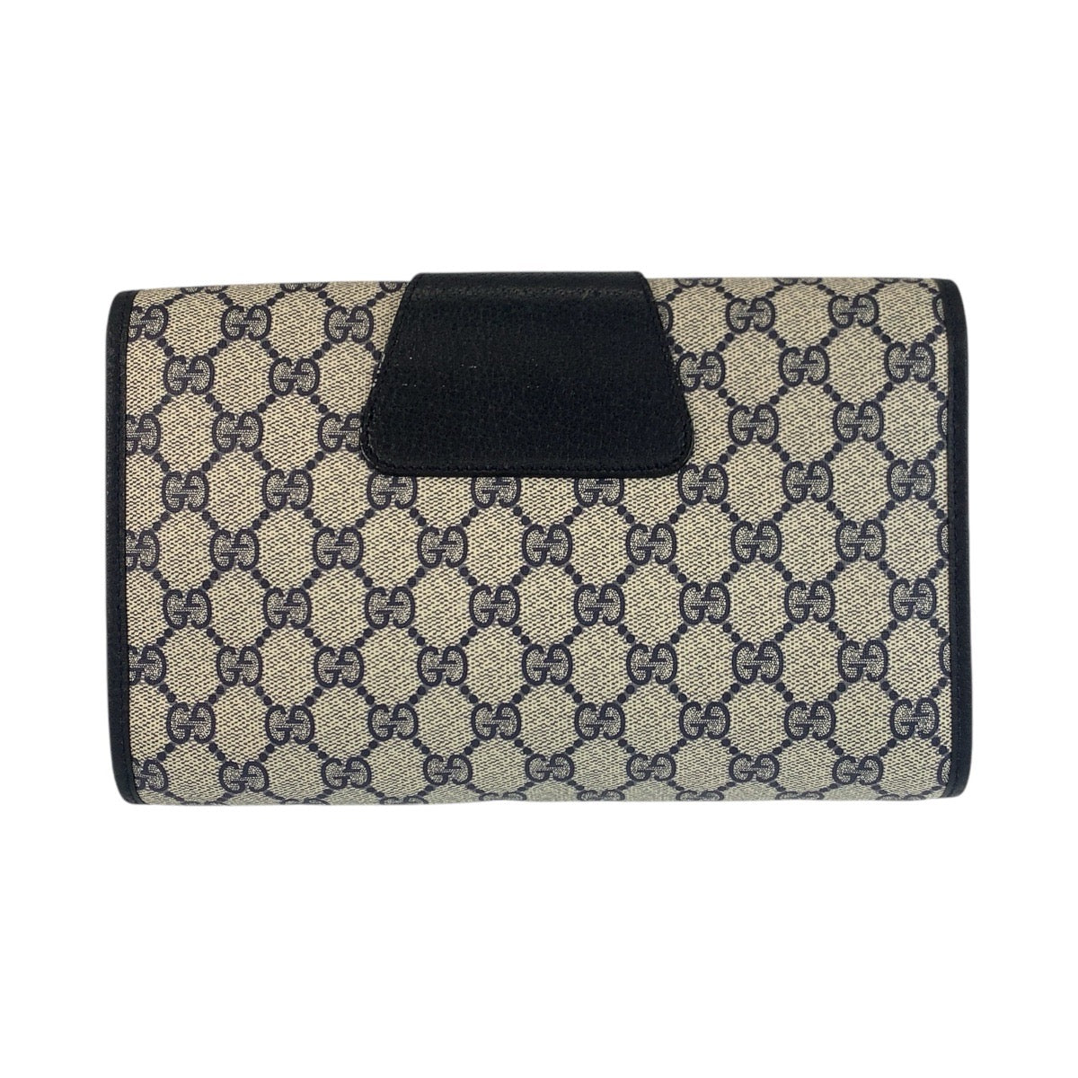 GUCCI Clutch bag 89 01 030 GG Supreme Canvas gray Sherry Line Old Gucci