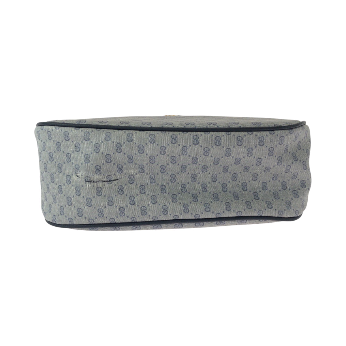 GUCCI Shoulder Bag 89 02 077 GG Supreme Canvas gray Shoulder Bag pochette Old Gucci Women Used