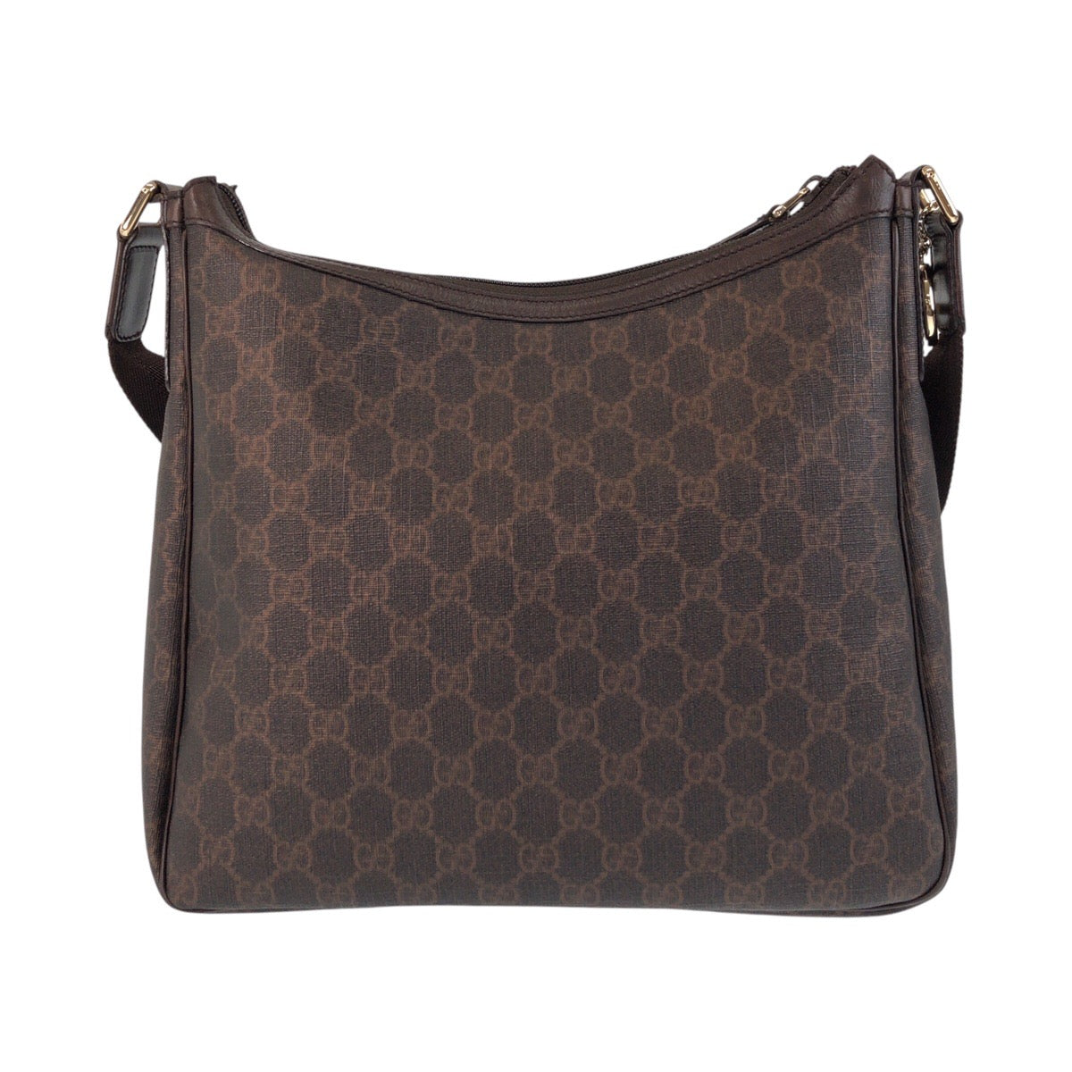 GUCCI Shoulder Bag 264219 GG Supreme Canvas Brown Gold Metal Shoulder Bag Messenger bag Women Used