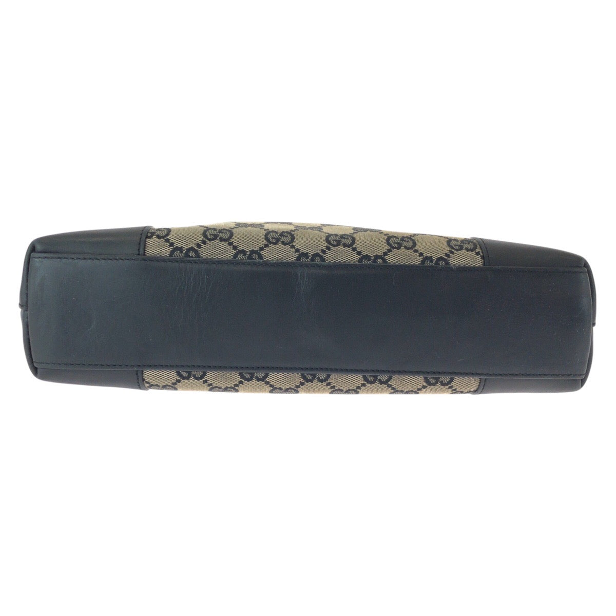 GUCCI Shoulder Bag 001 4231 GG canvas, leather black Women Used