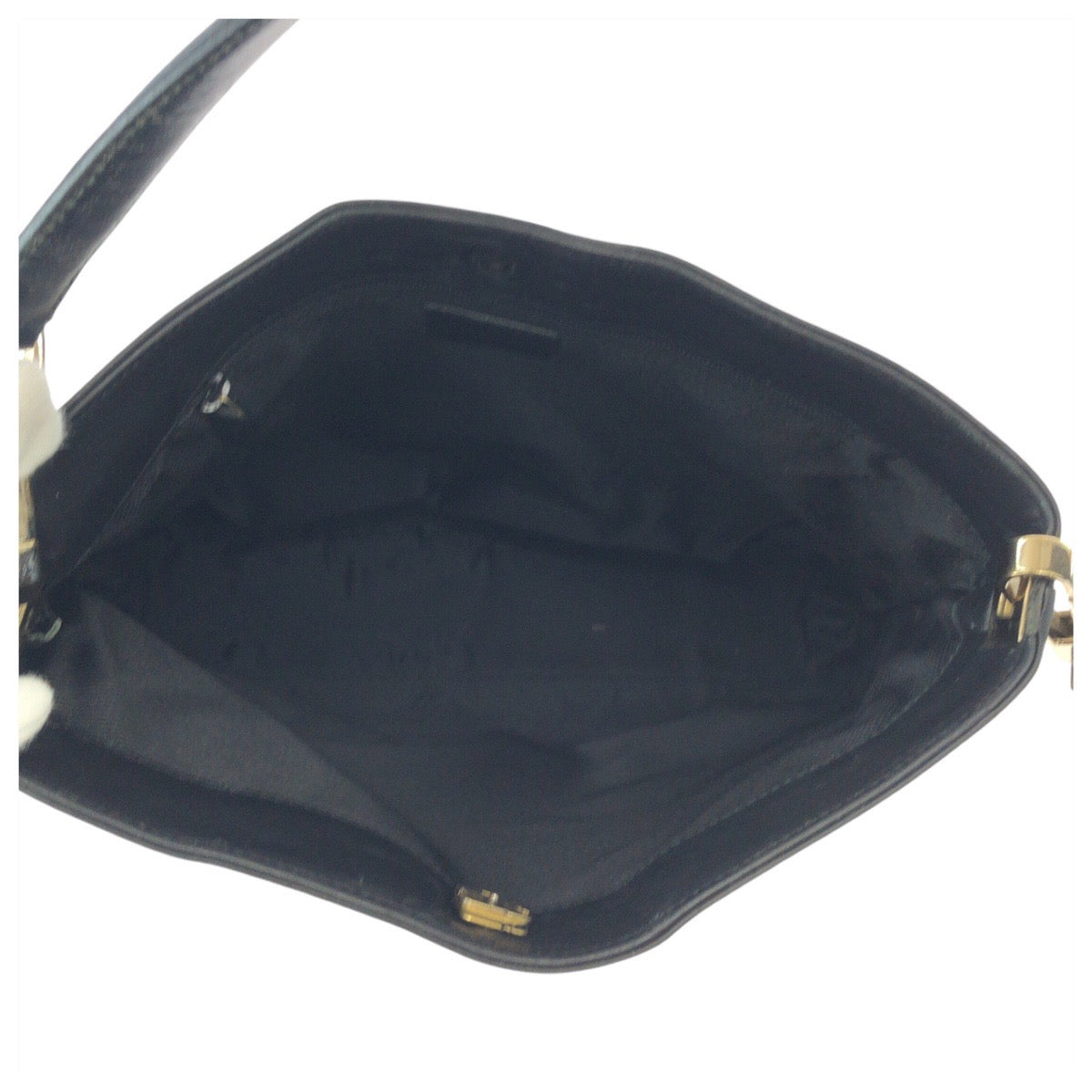 GUCCI Shoulder Bag 001 4231 GG canvas, leather black Women Used