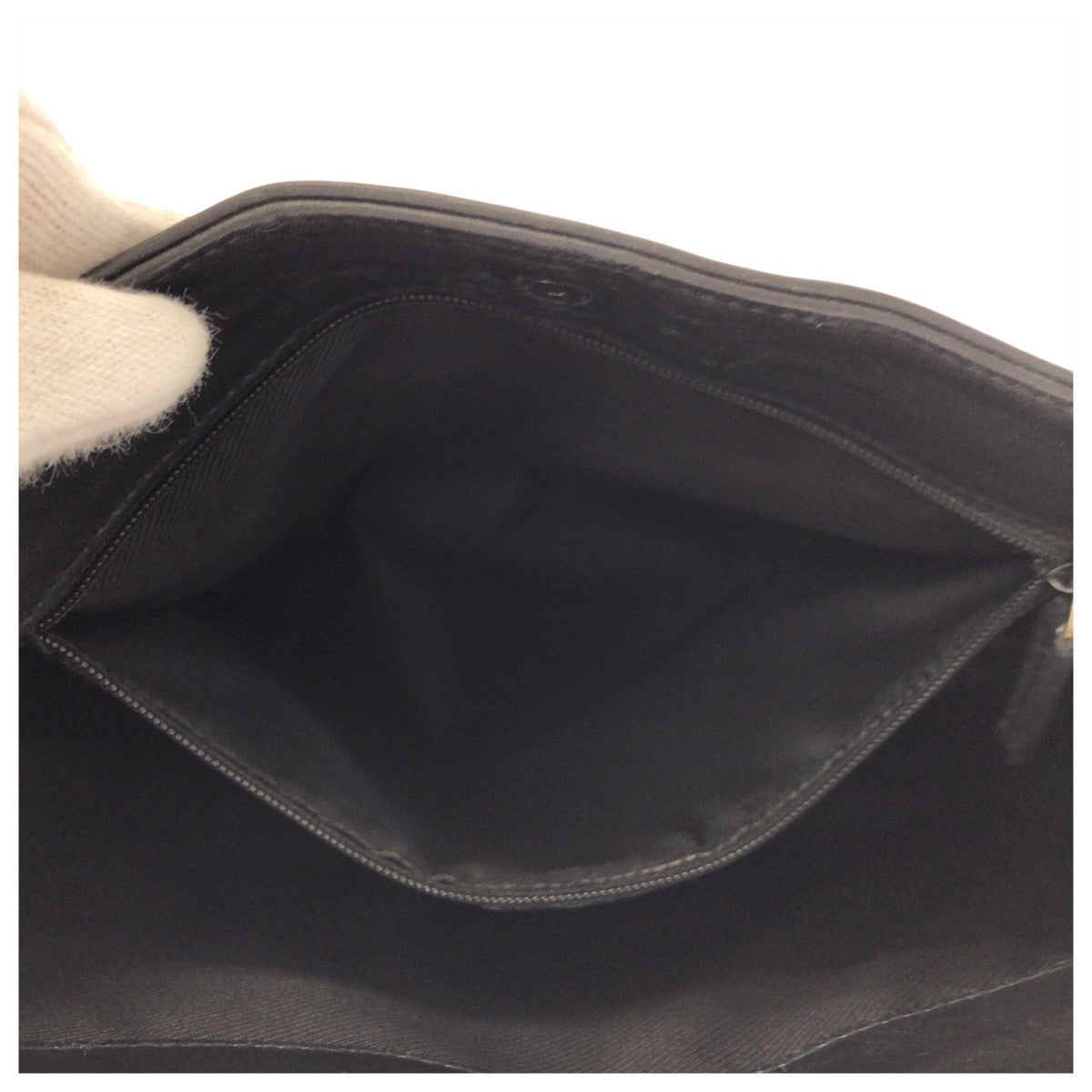 GUCCI Shoulder Bag 001 4231 GG canvas, leather black Women Used