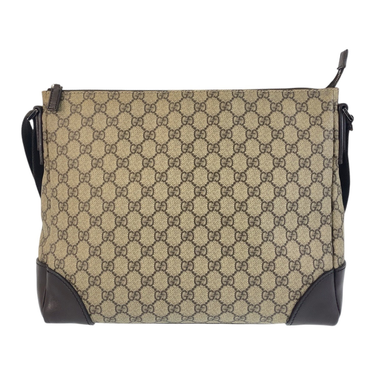 GUCCI Shoulder Bag 110054 GG Supreme canvas, leather beige Shoulder Bag Messenger bag Women Used
