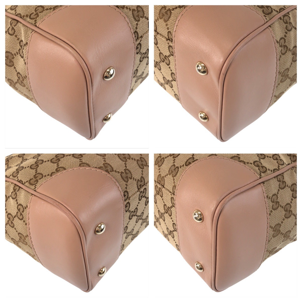GUCCI Tote Bag 257061 GG canvas, leather beige Tote Bag Shoulder Bag Mayfair Women Used