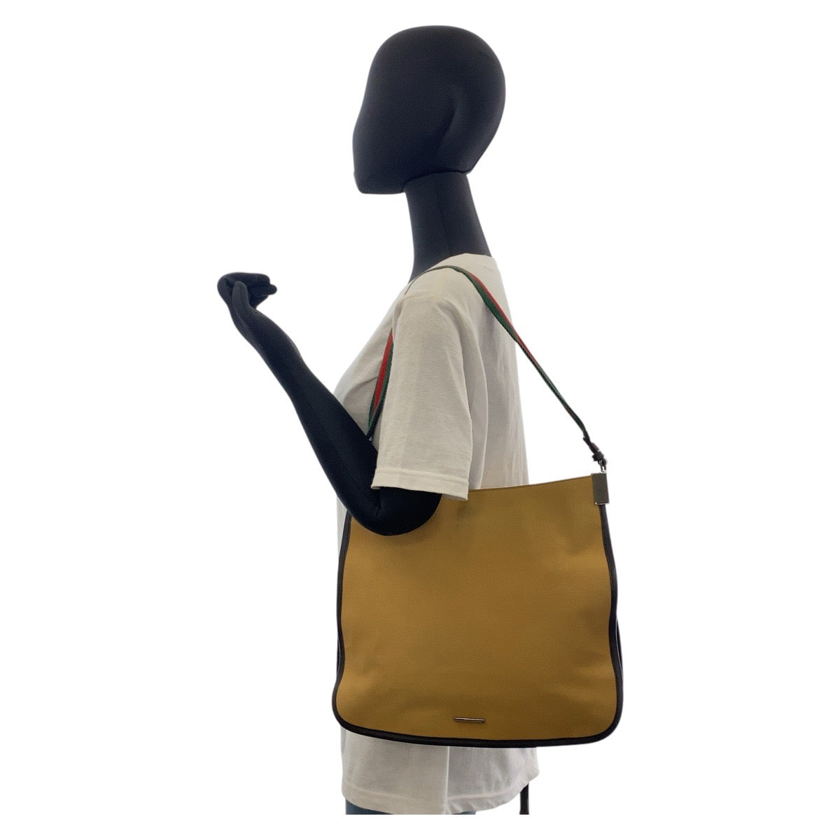 GUCCI Shoulder Bag 001 4321 canvas beige Sherry line
