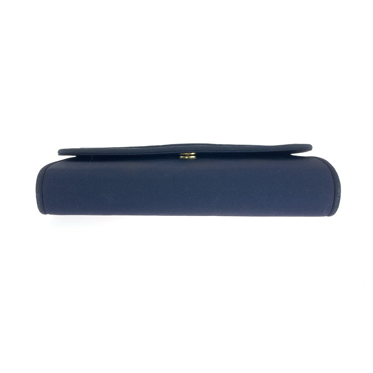 GUCCI Shoulder Bag canvas Navy Gold Metal ChainShoulder Bag Shoulder Old Gucci Women Used