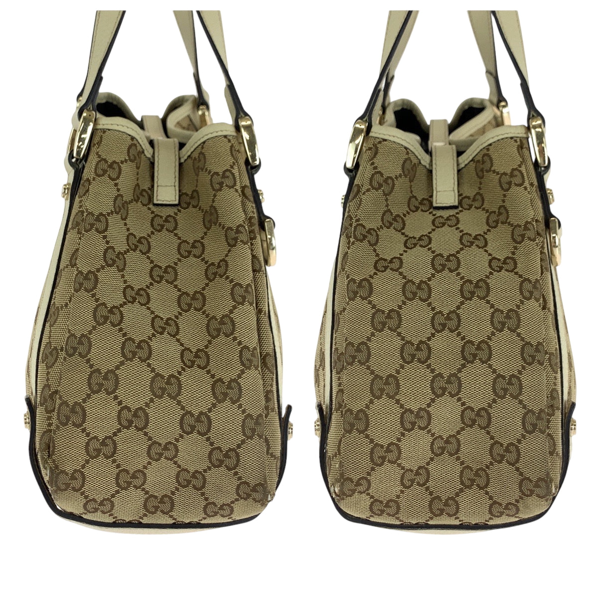 GUCCI Tote Bag 130736 GG canvas beige