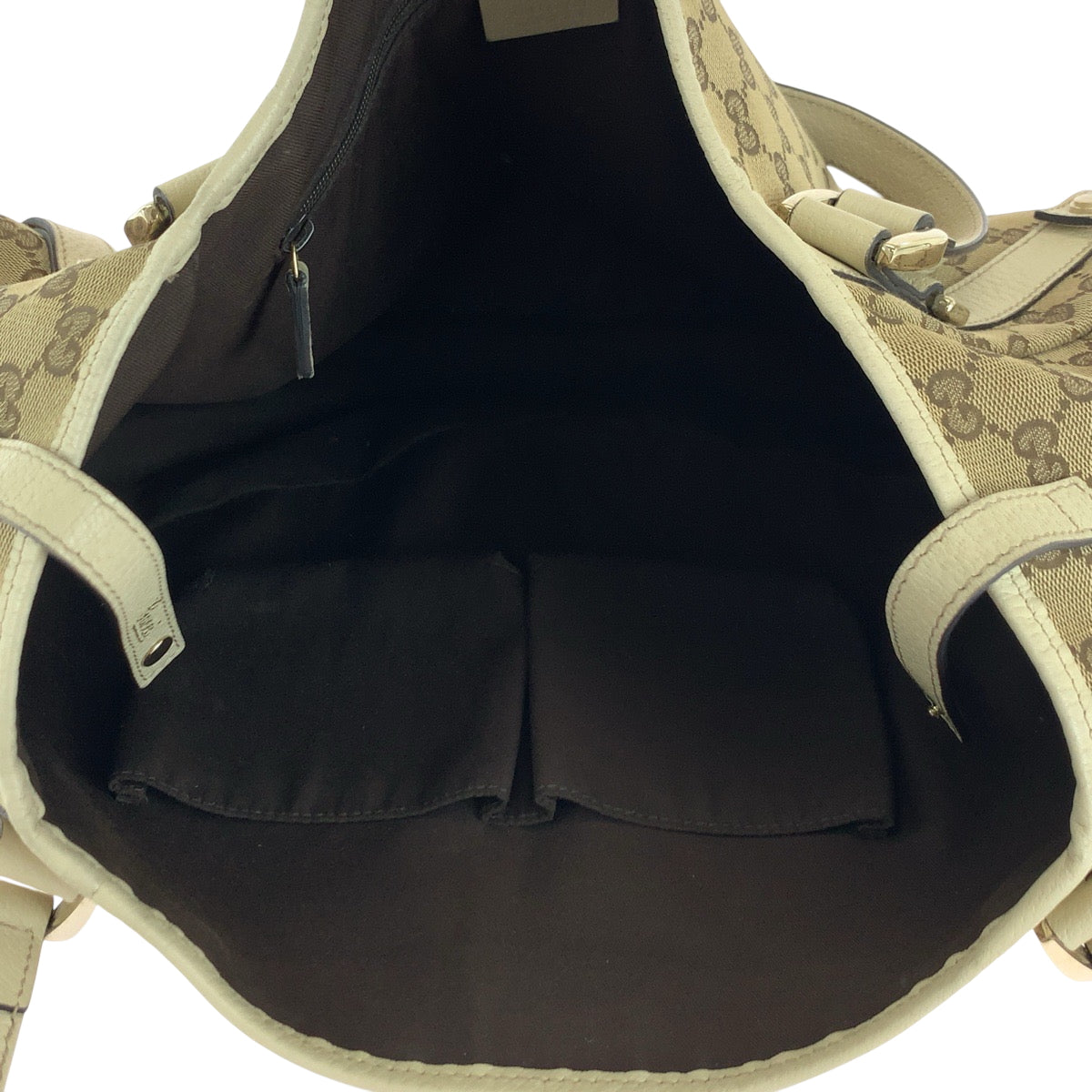 GUCCI Tote Bag 130736 GG canvas beige