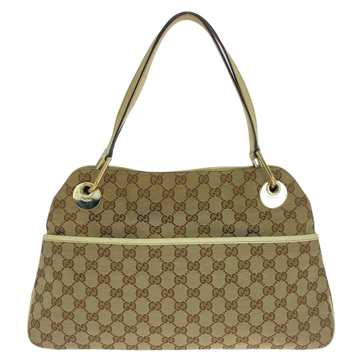GUCCI Tote Bag GG canvas beige
