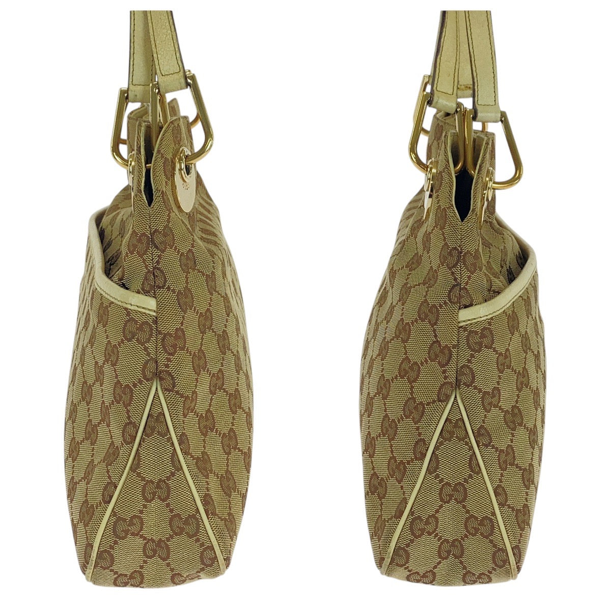GUCCI Tote Bag GG canvas beige