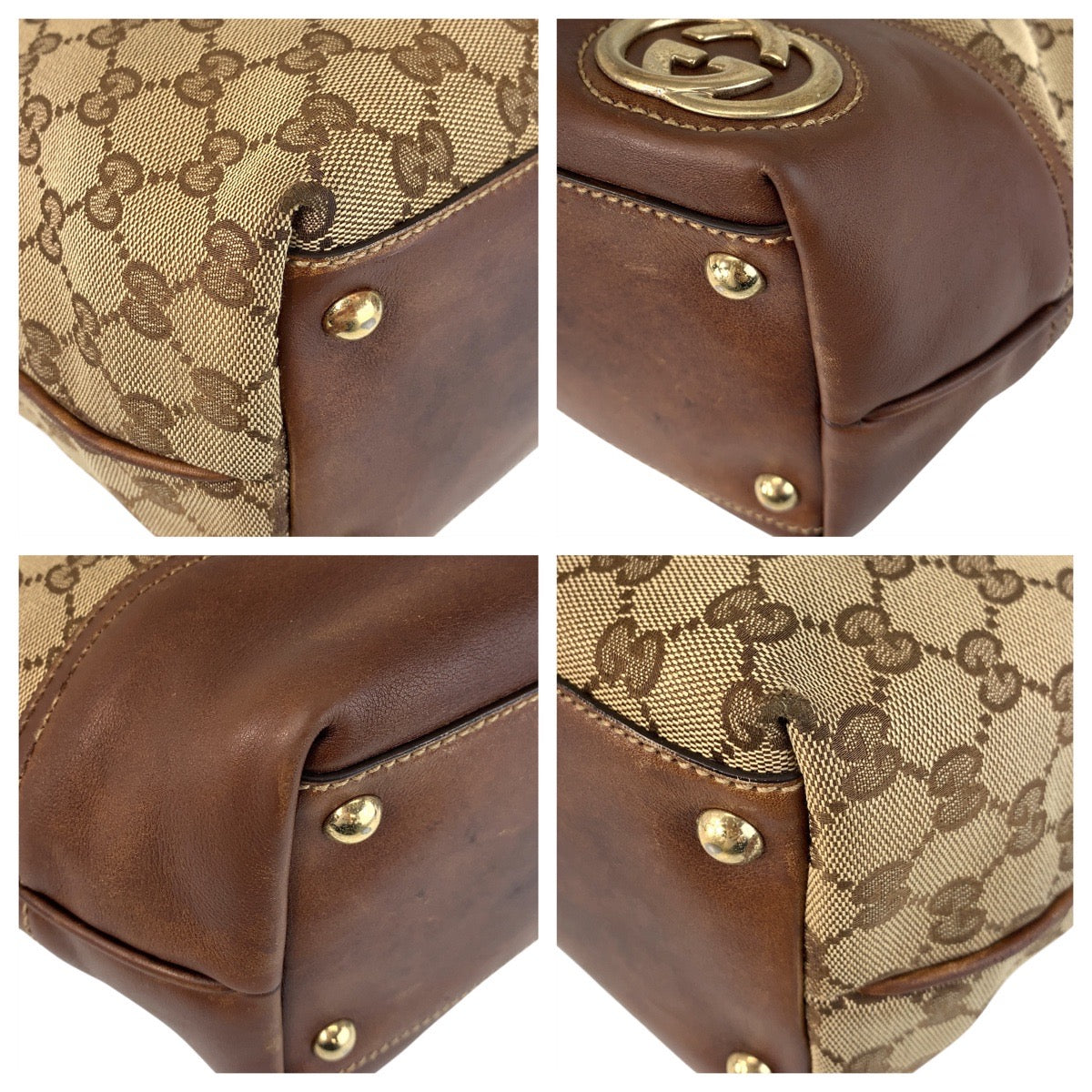GUCCI Tote Bag 169946 GG canvas beige new breed