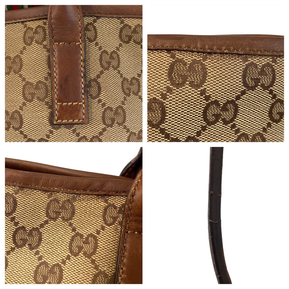 GUCCI Tote Bag 169946 GG canvas beige new breed