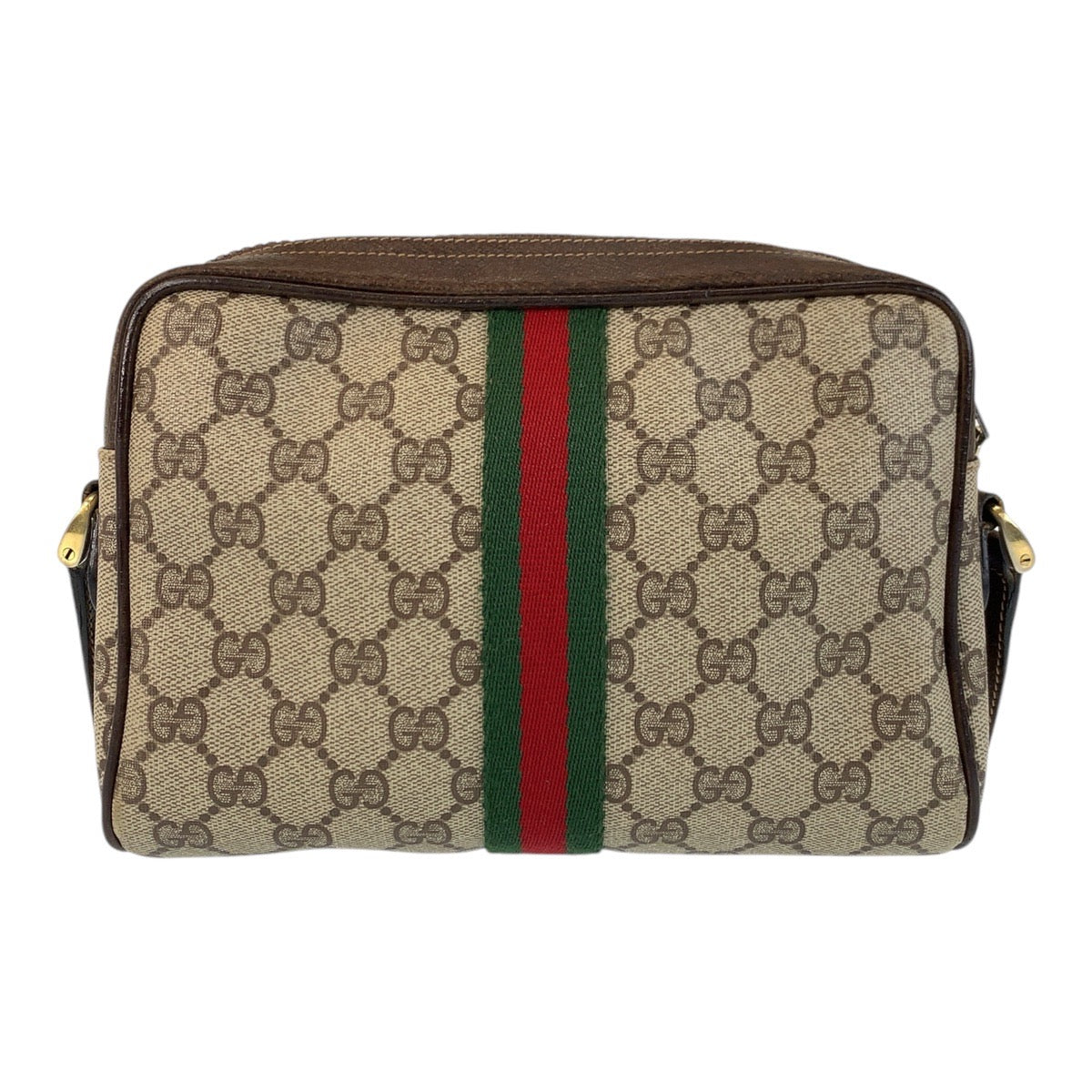 GUCCI Shoulder Bag 51 01 3552 GG Supreme Canvas beige Sherry line Old Gucci