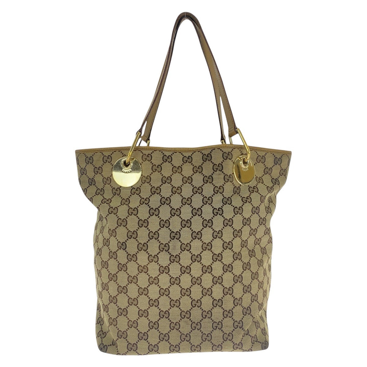 GUCCI Tote Bag 120836 GG canvas beige