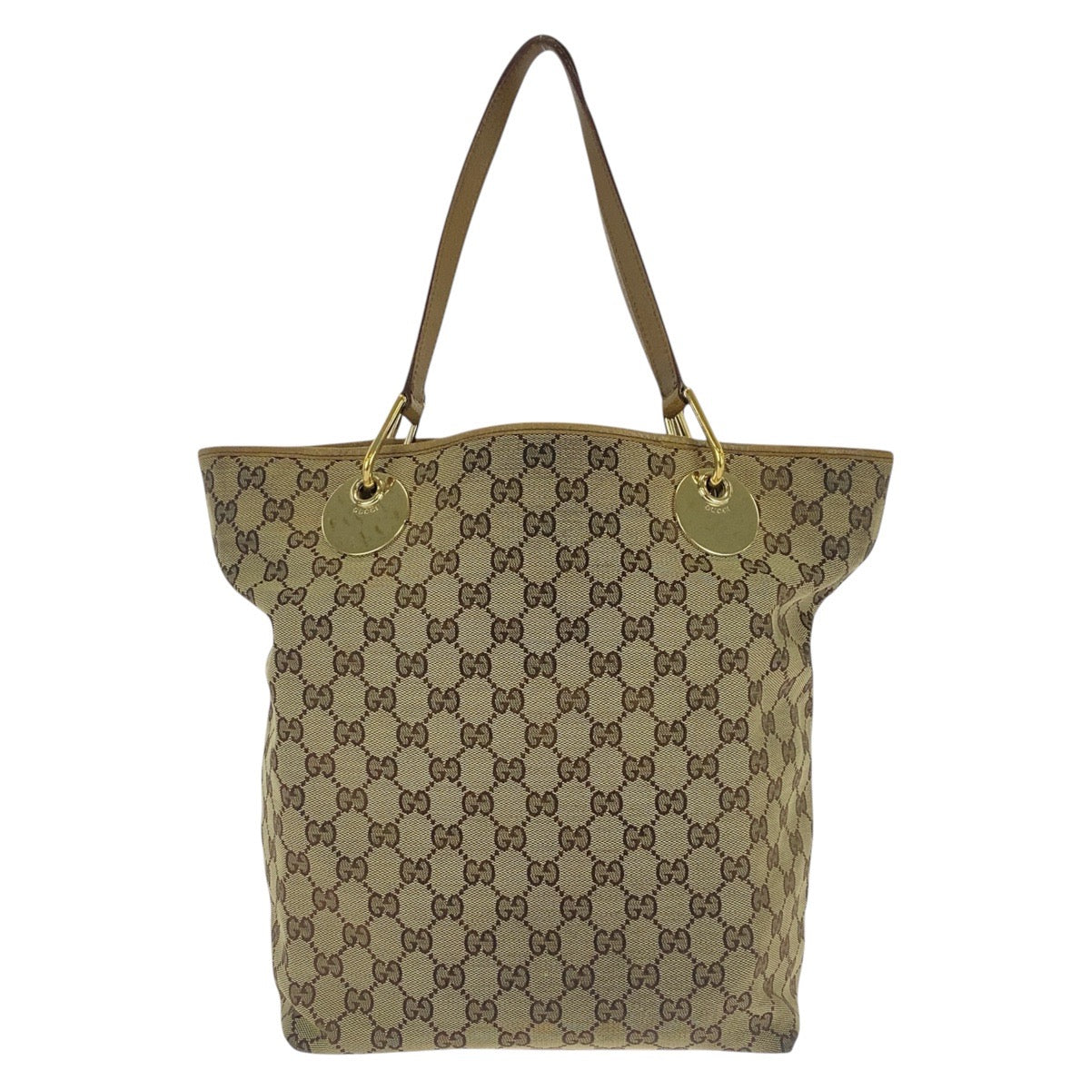 GUCCI Tote Bag 120836 GG canvas beige