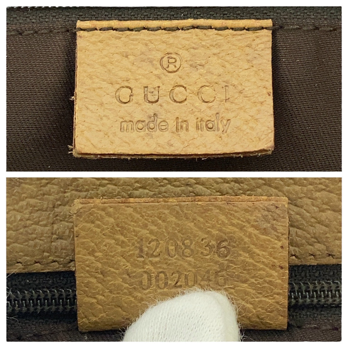GUCCI Tote Bag 120836 GG canvas beige