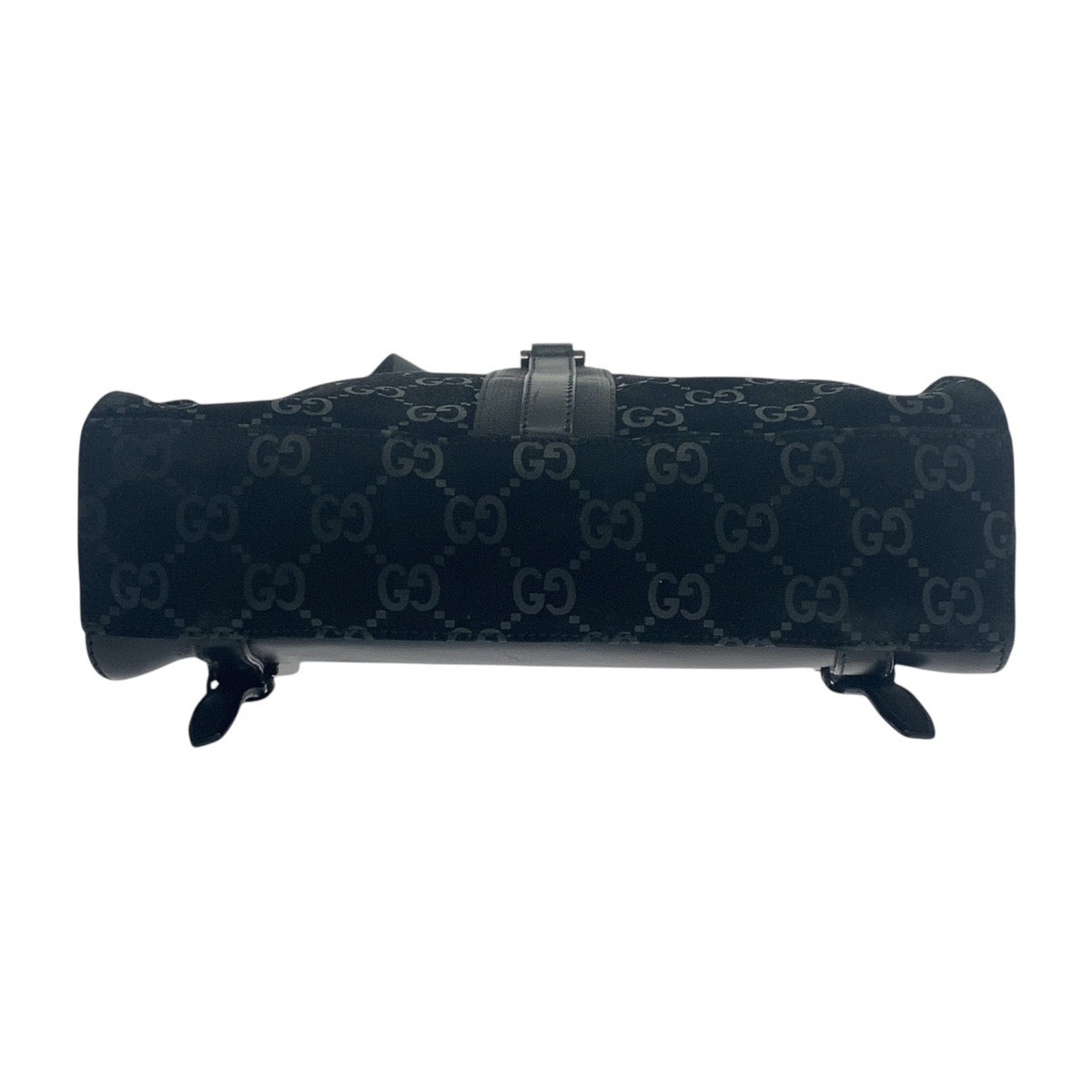 GUCCI Backpack 003 0236 Suede black Jackie