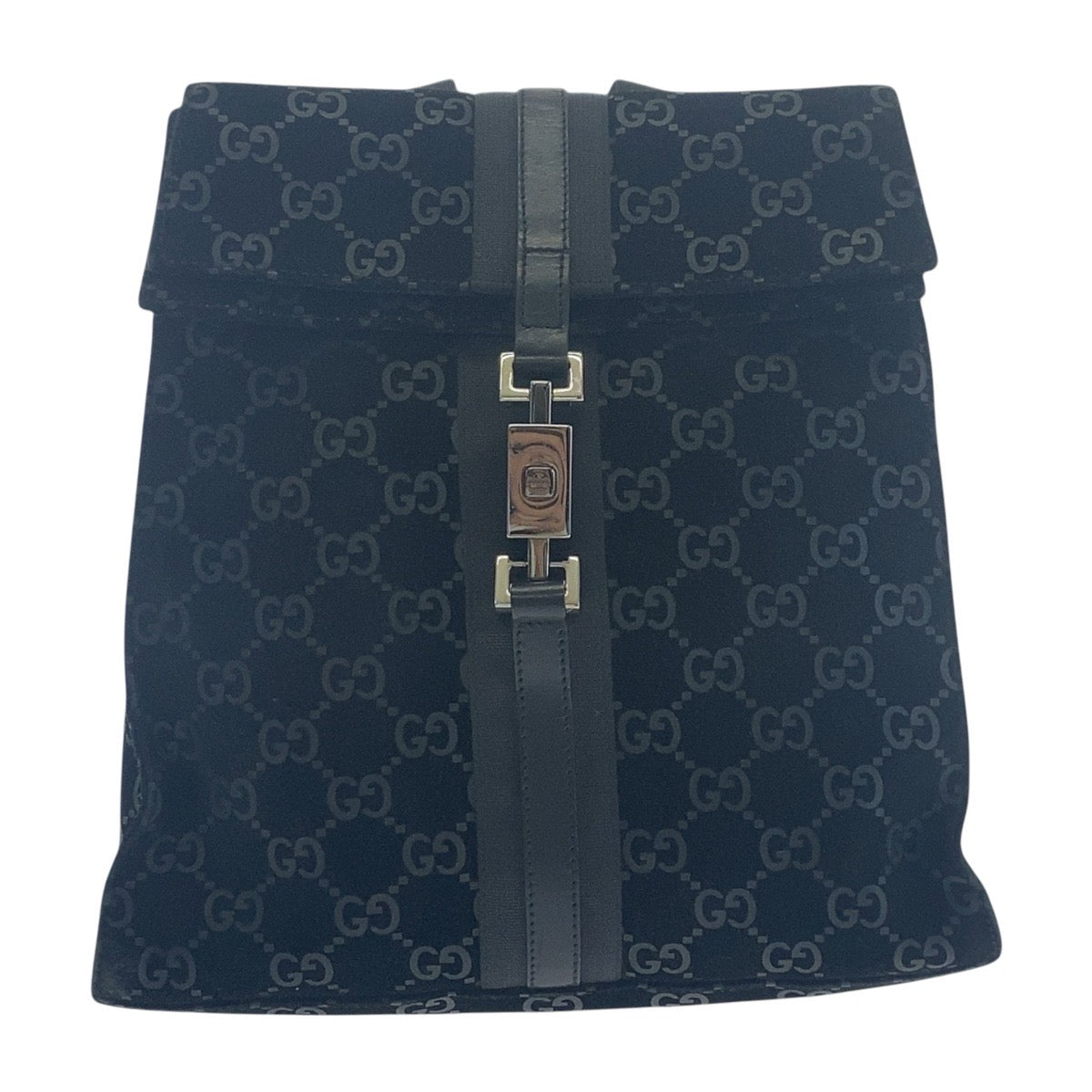 GUCCI Backpack 003 0236 Suede black Jackie