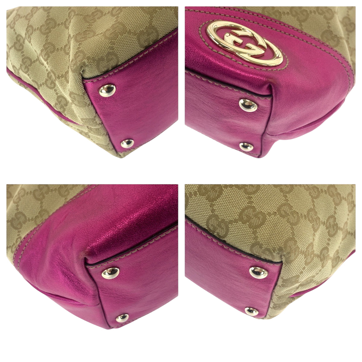 GUCCI Tote Bag 169946 GG canvas beige Newbrit