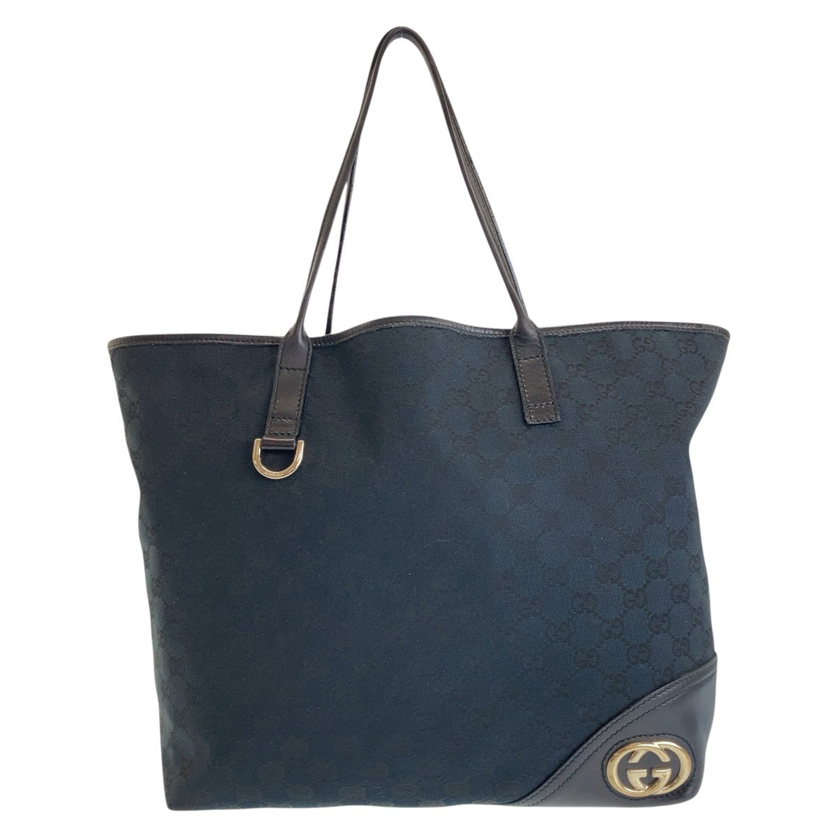 GUCCI Tote Bag 169945 GG canvas black Newbrit