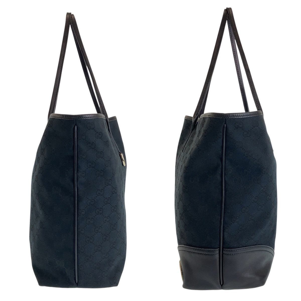 GUCCI Tote Bag 169945 GG canvas black Newbrit