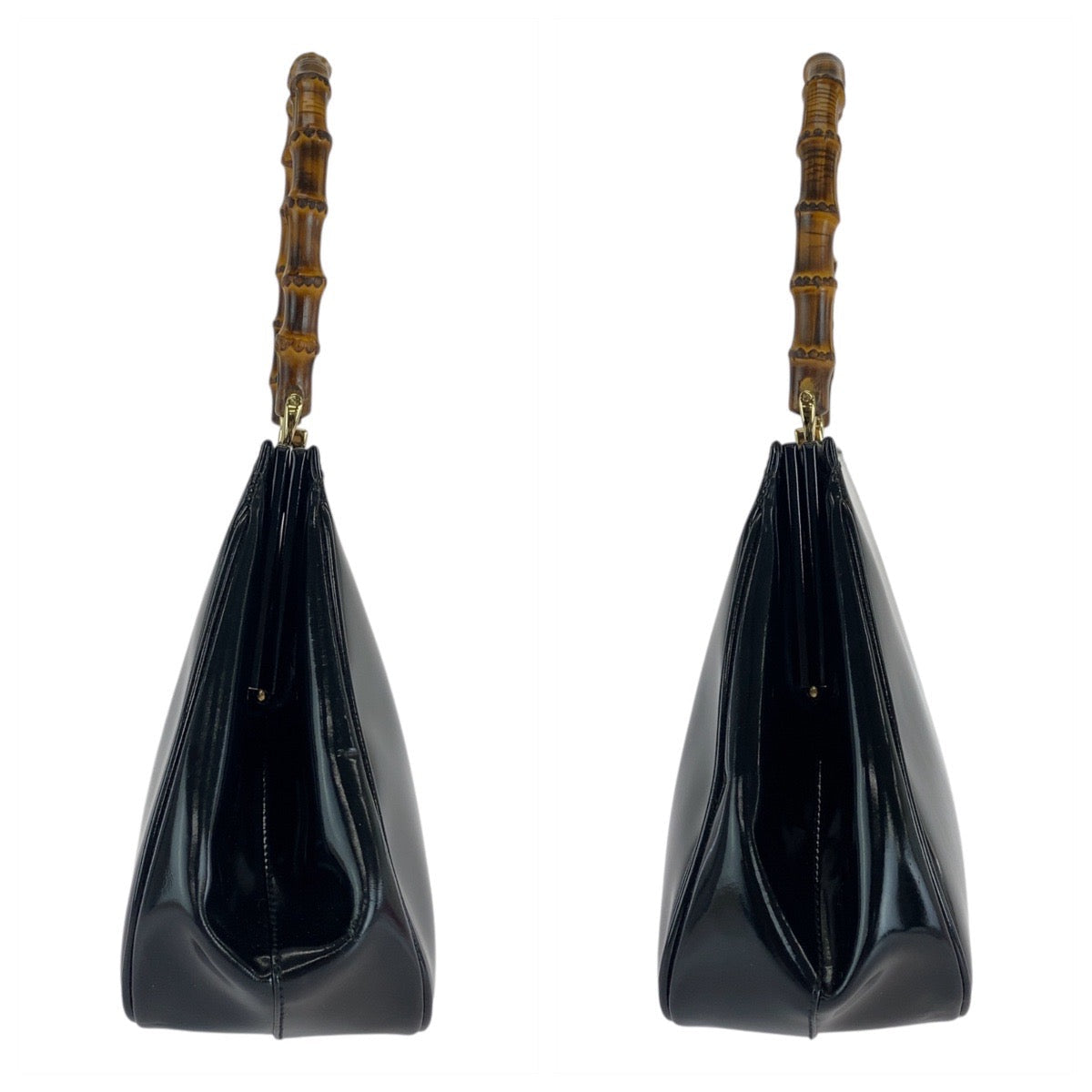 GUCCI Handbag 000 2046 0296 leather black Bamboo
